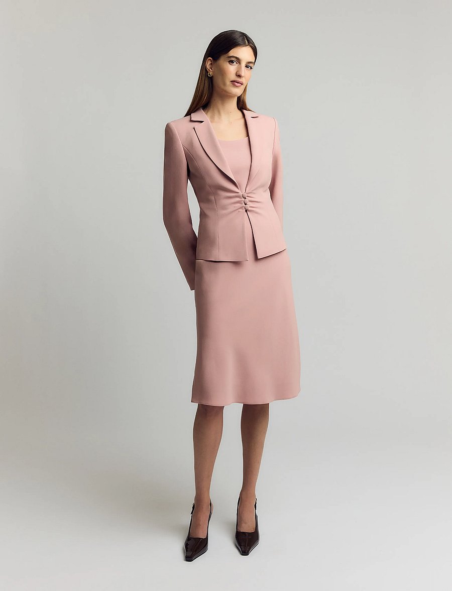 Andiata - Fiola blazer - enkelknäppta kavajer - hazy pink - 0