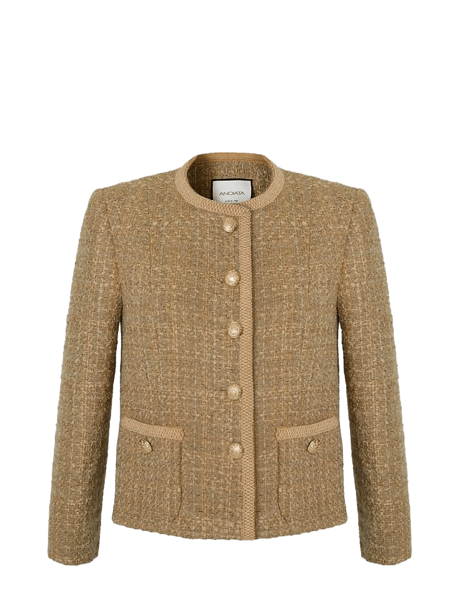 Andiata - Saya blazer - biscotti - 1