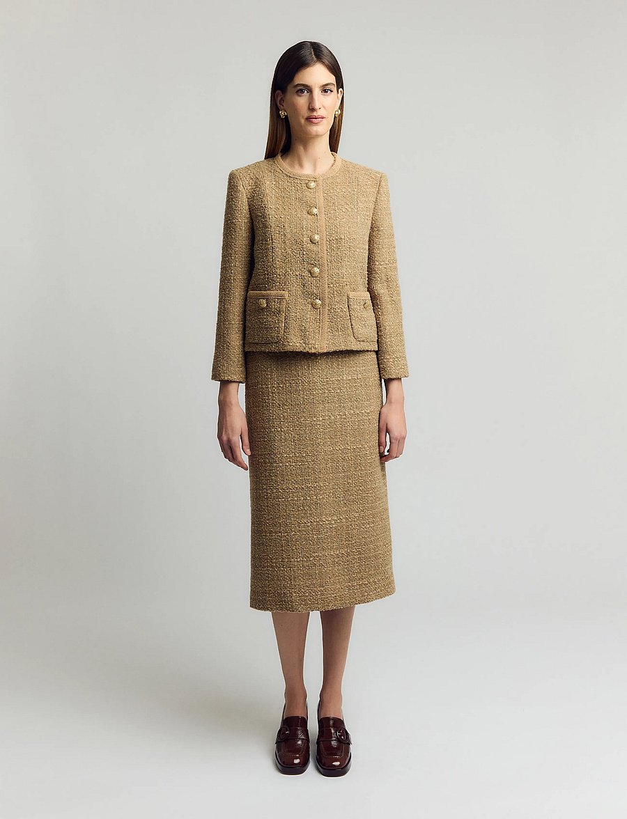 Andiata - Saya blazer - biscotti - 0
