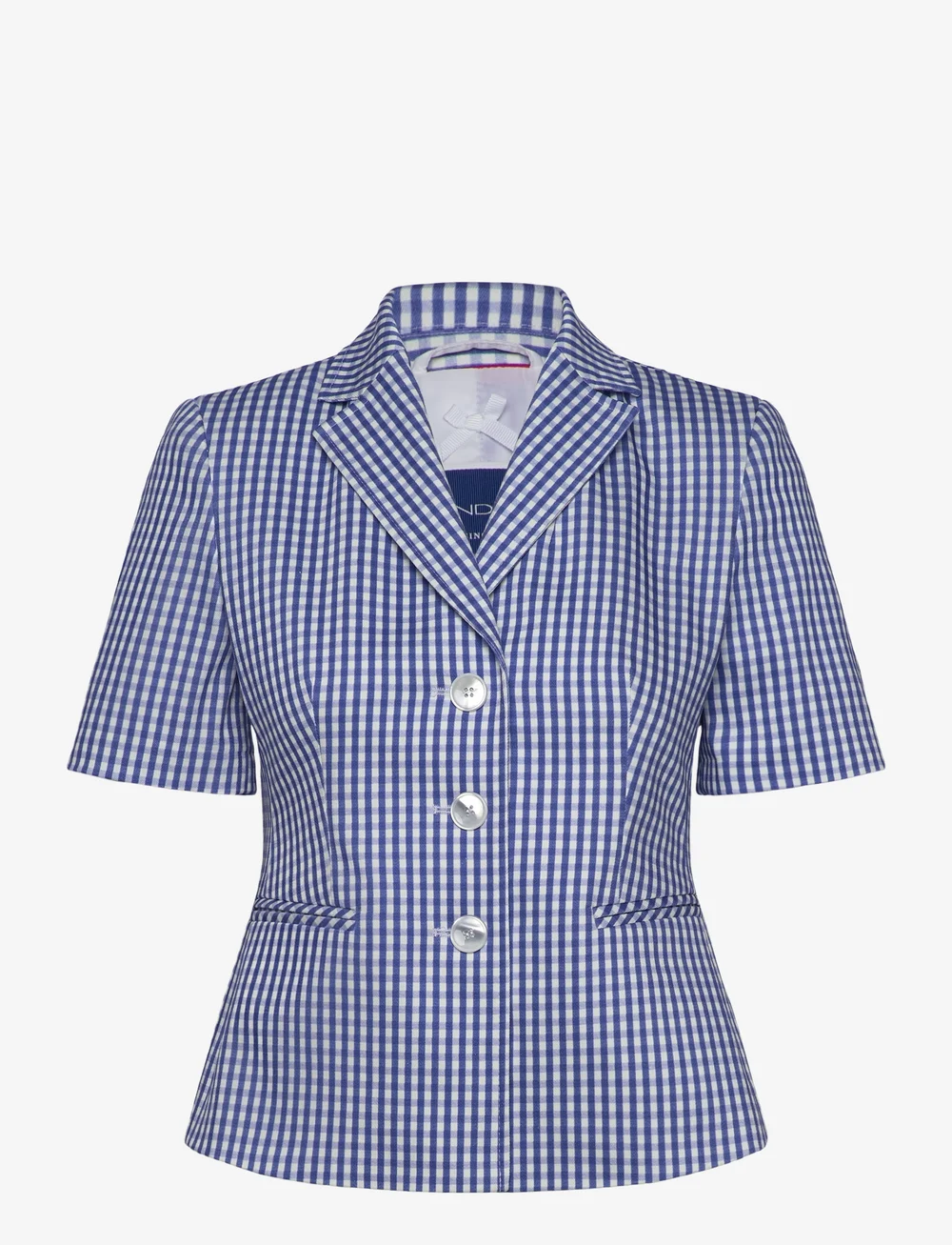 Andiata - Juni - einreihige blazer - classic gingham - 1