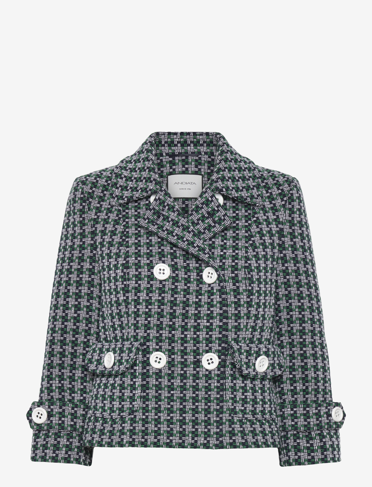 Andiata - Glynn - lühikesed jakid - navy checks - 0