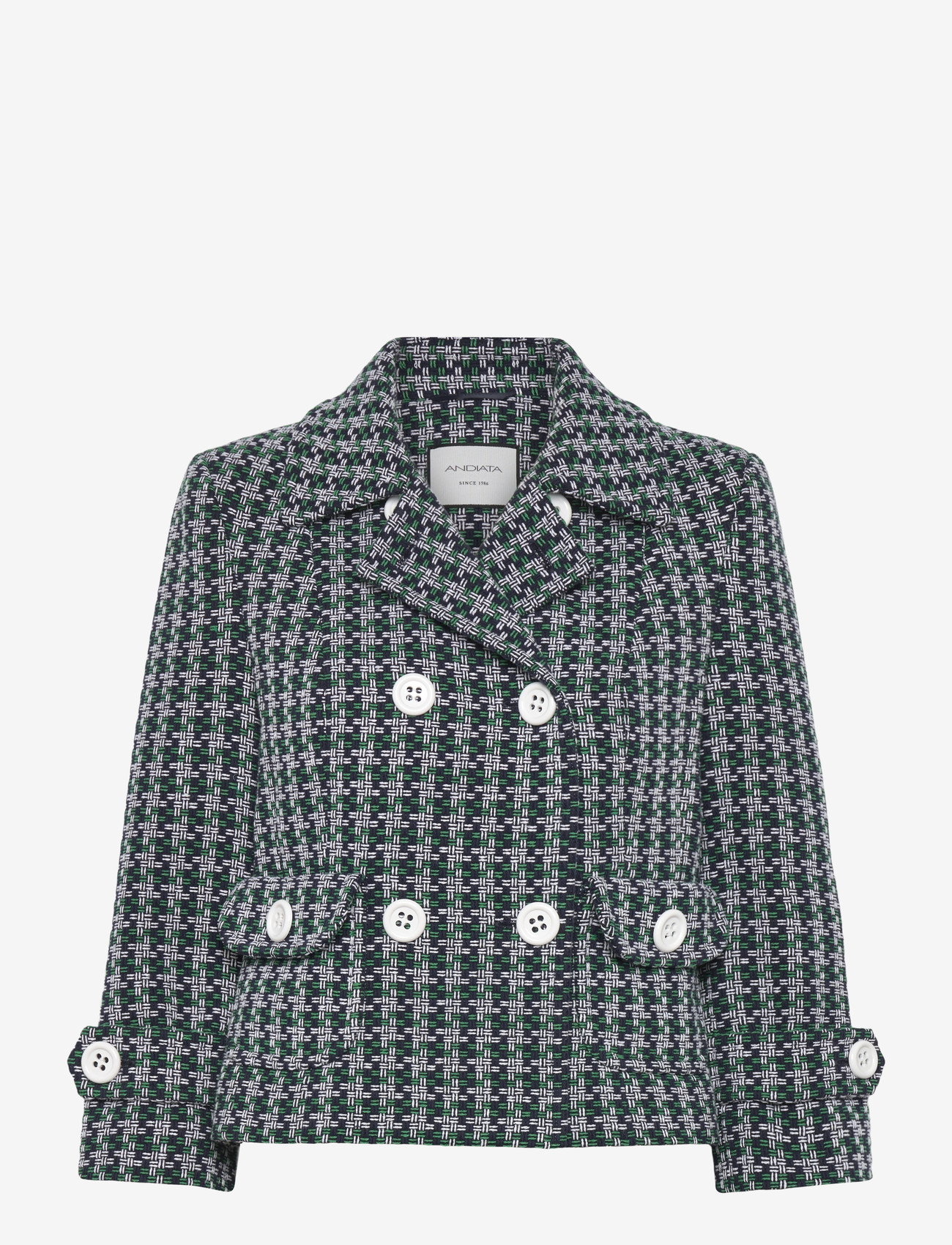 Andiata - Glynn - lühikesed jakid - navy checks - 2
