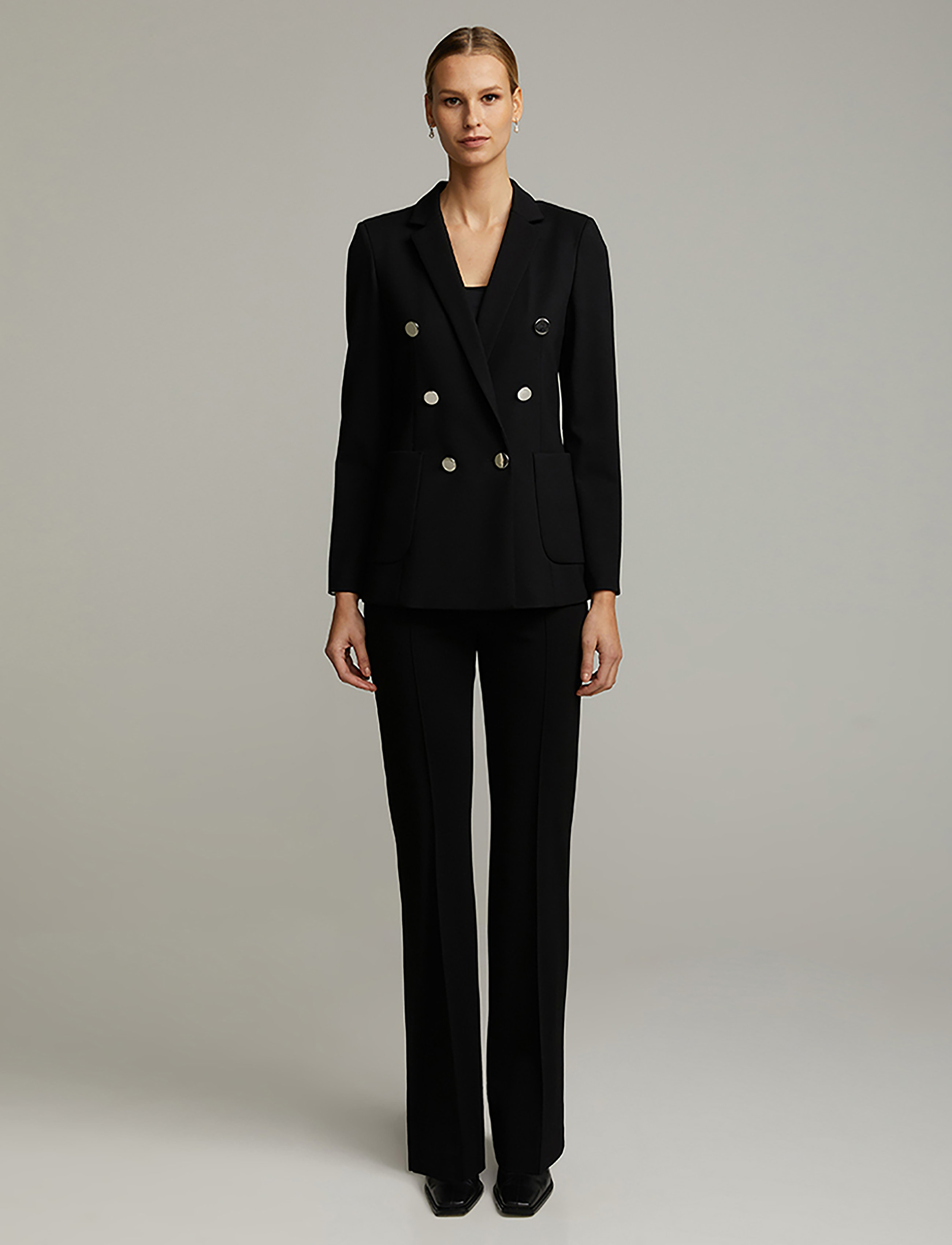 Andiata Jenner Jersey Blazer, 34, Black, Designere > Double Breasted Blazere, Dame