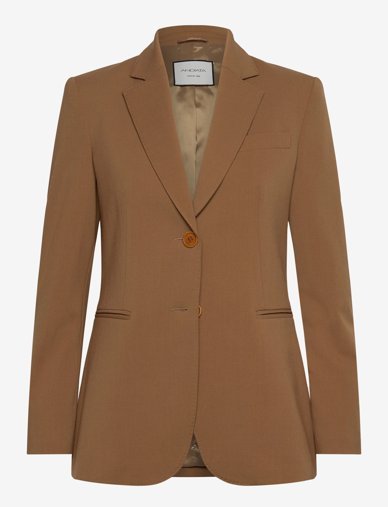 Andiata - Brette - enkelknäppta kavajer - camel - 1