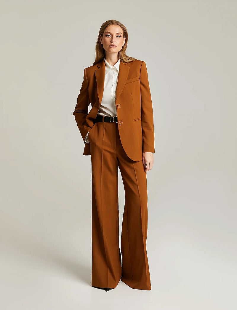 Andiata - Brette - enkelknäppta kavajer - camel - 3