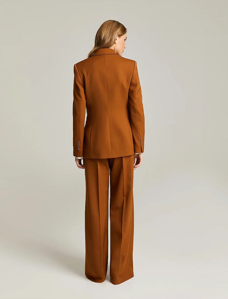 Andiata - Brette - einreihige blazer - camel - 5