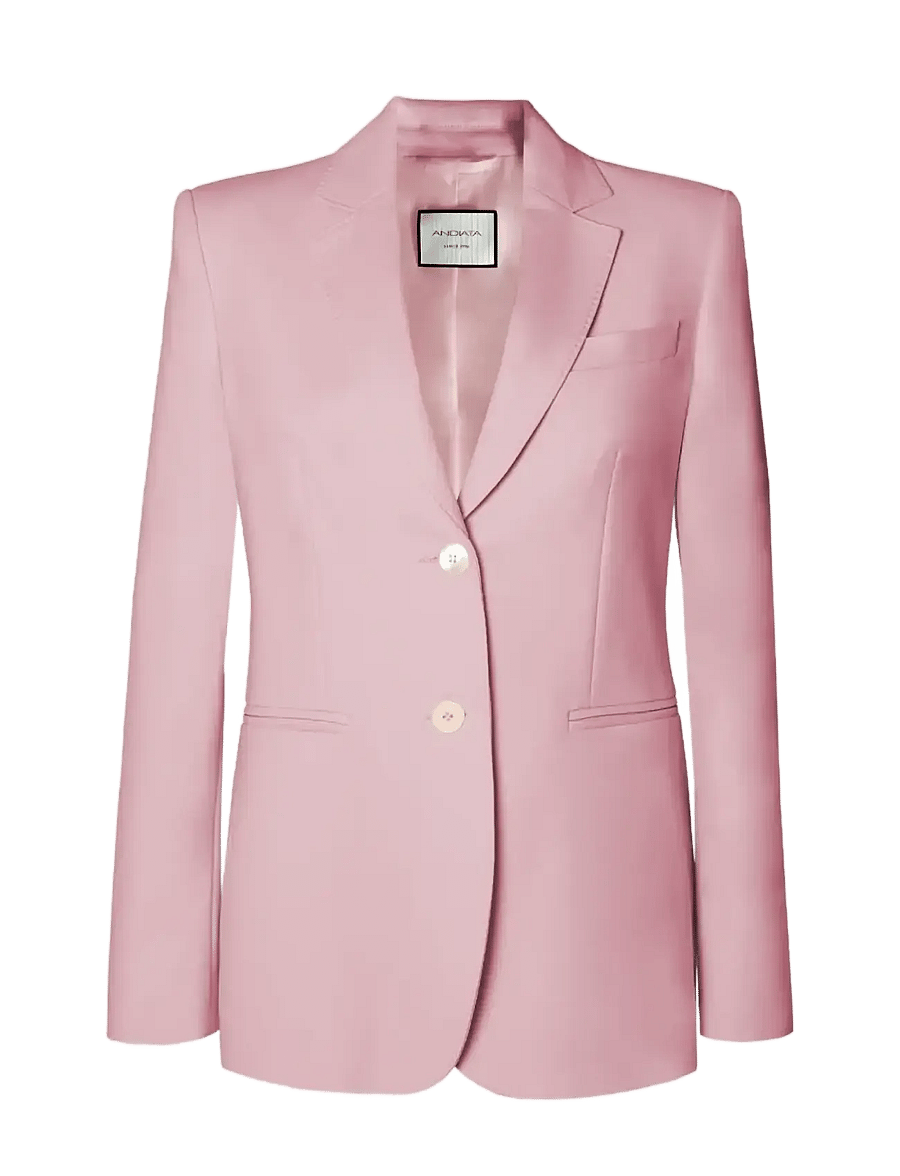 Andiata - Brette - einreihige blazer - pink peony - 1