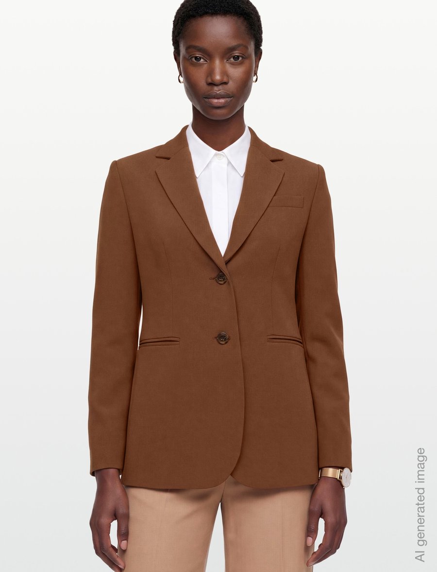 Andiata - Brette blazer - vienrindas žaketes - cinnamon - 3
