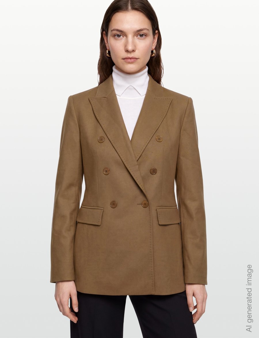 Andiata - Traci W blazer - zweireihige blazer - biscotti - 3