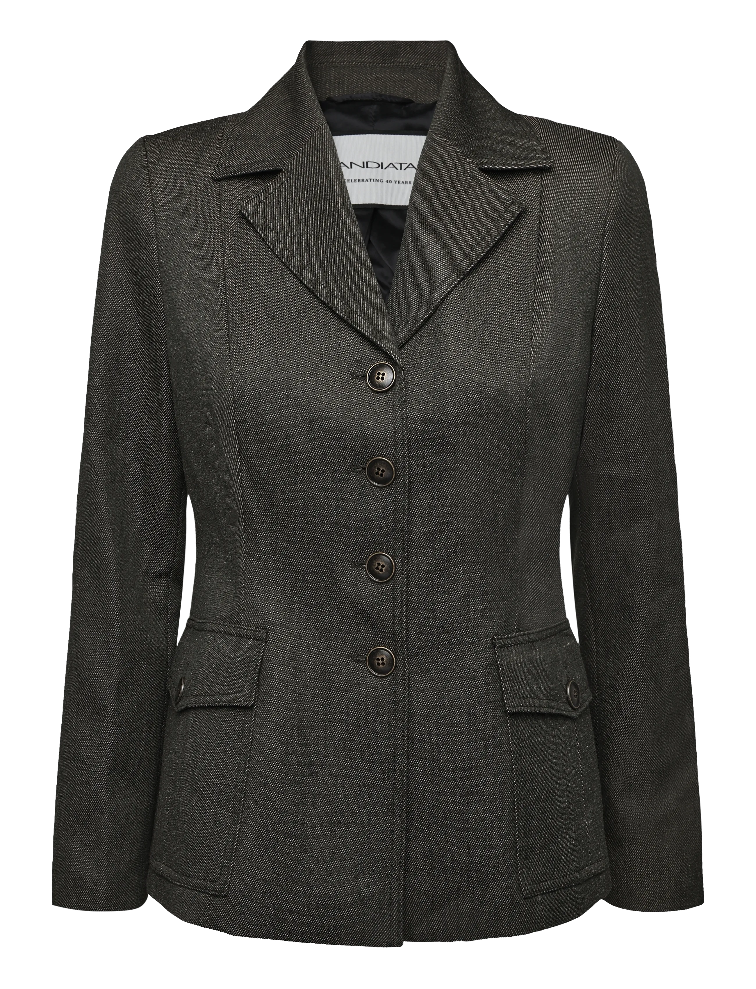 Andiata Letya blazer - Modetrends - DARK OLIVE / khaki/green