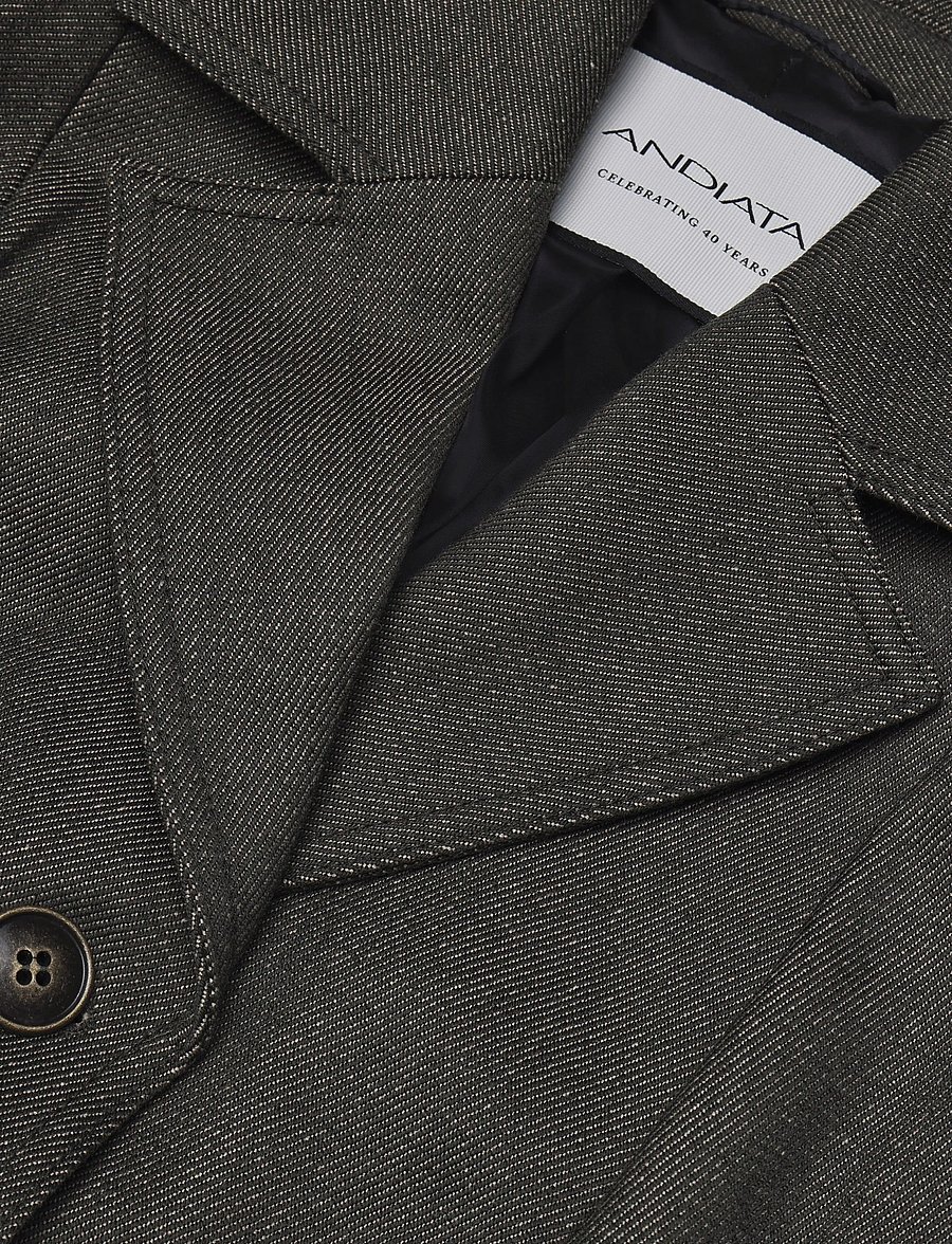 Andiata - Letya blazer - Üherealised pintsakud - dark olive - 3