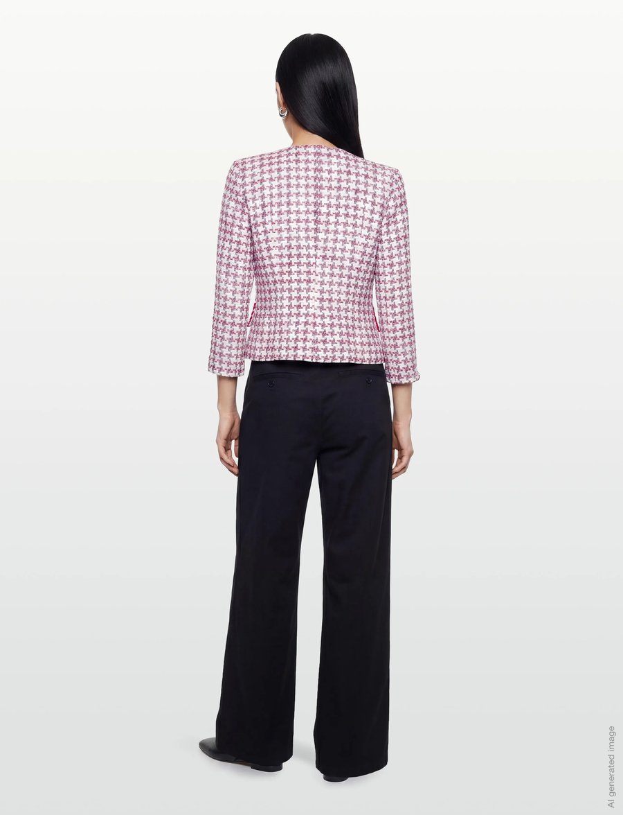 Andiata - Lesley 2 - bouclé - red checks - 4