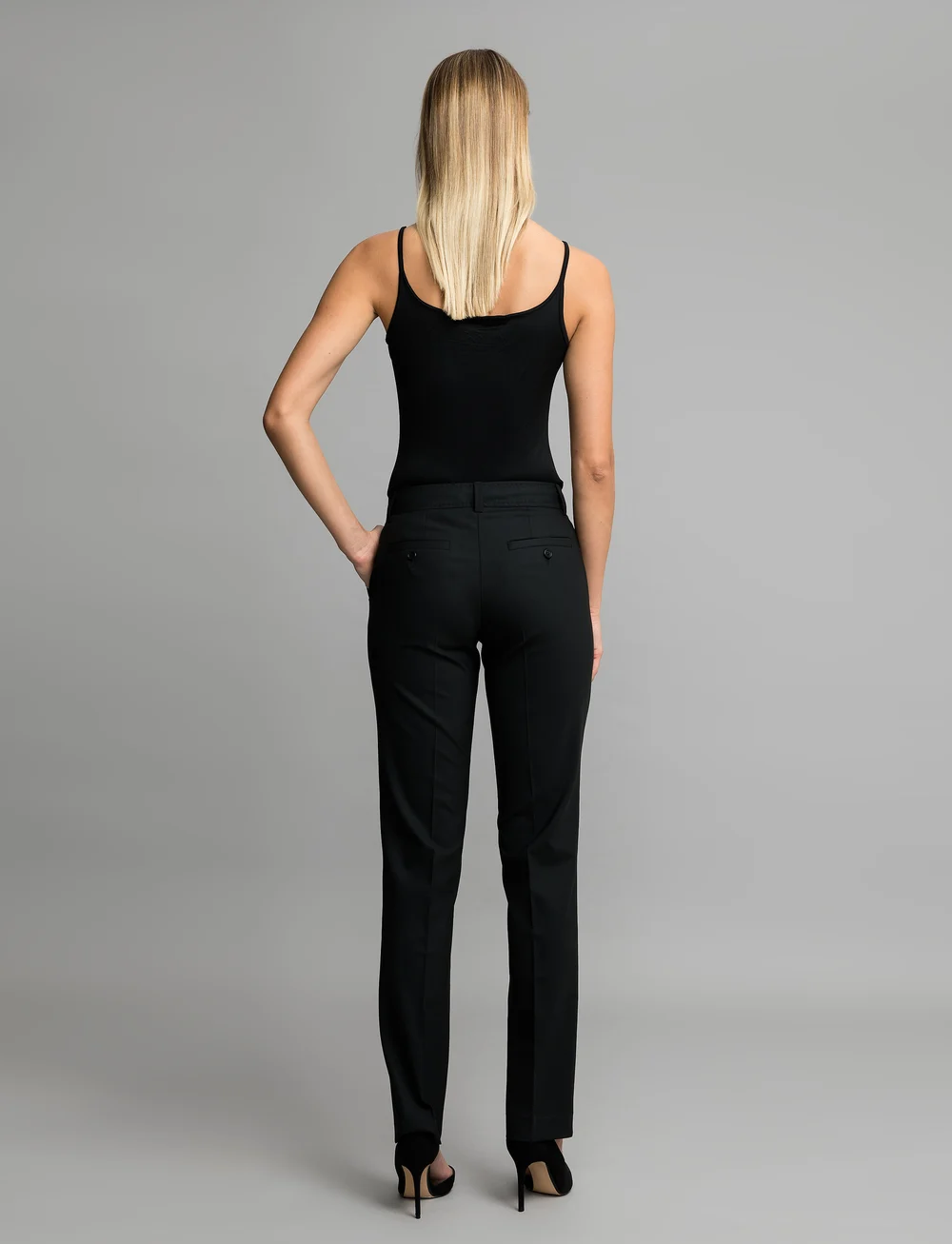Andiata - Sanna 2 Trousers - formell - black - 4