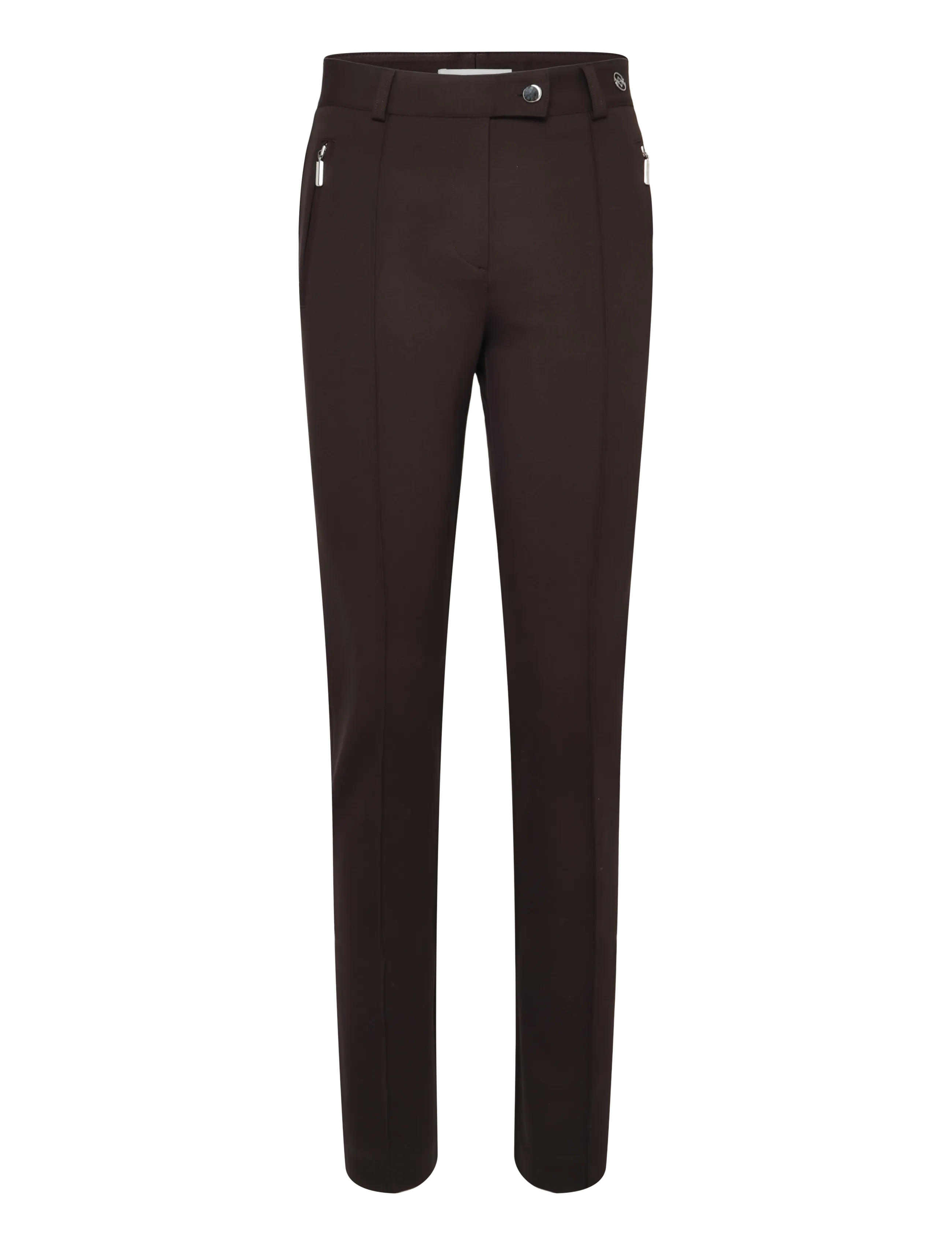 Andiata - Marog trousers - slim fit-byxor - espresso - 1