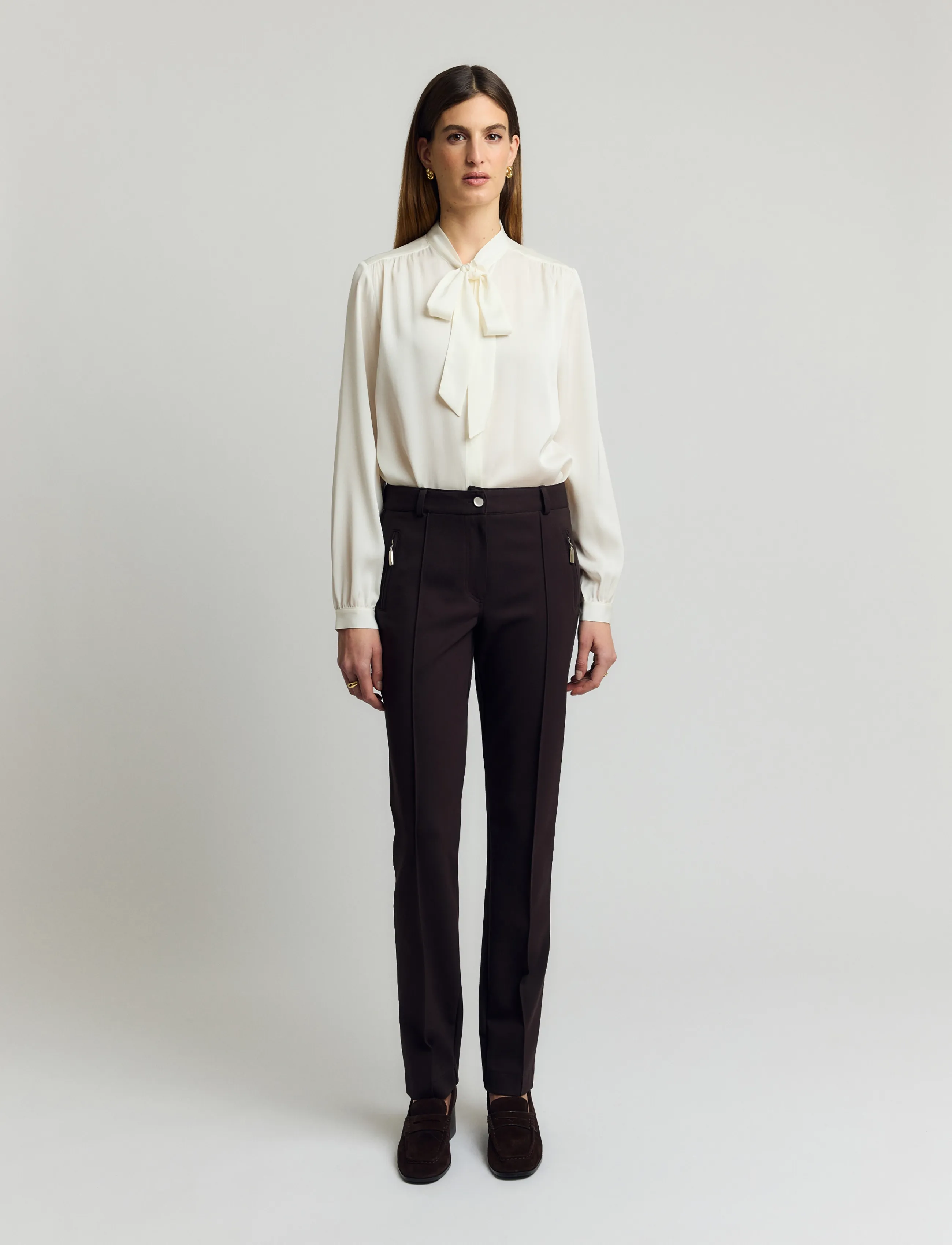 Andiata Marog trousers - Trousers - ESPRESSO / brown