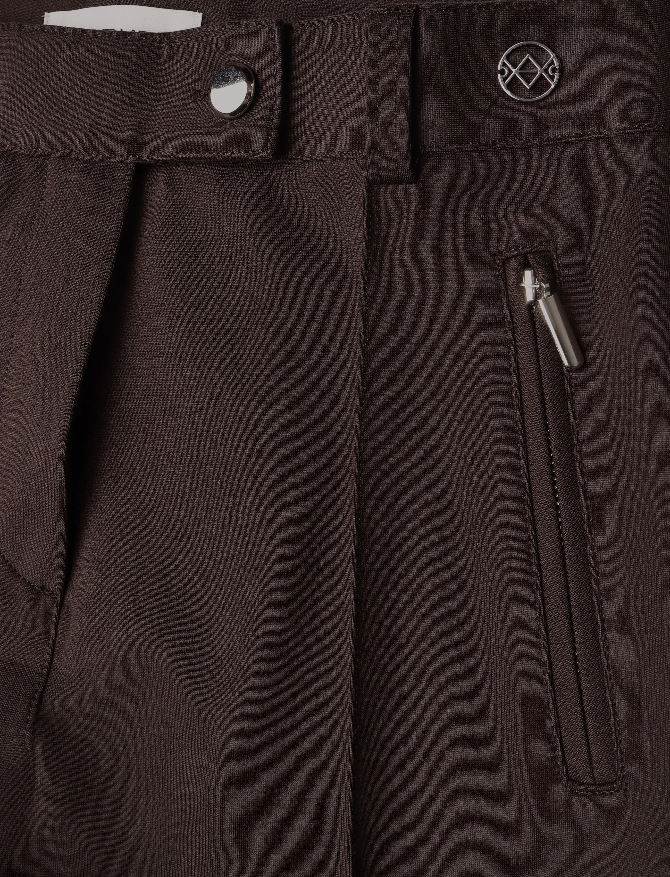 Andiata - Marog trousers - slim fit-byxor - espresso - 5