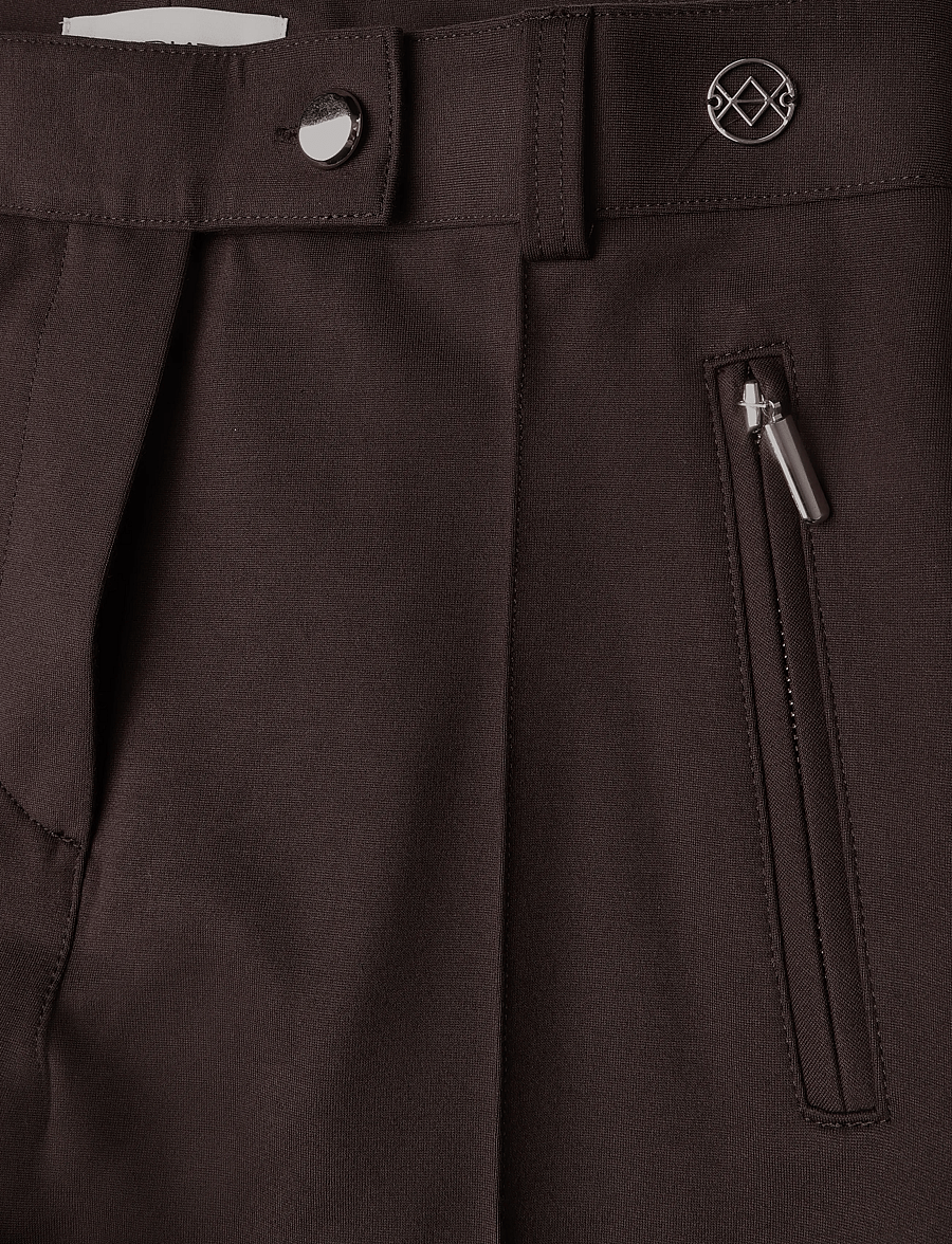 Andiata - Marog trousers - slim fit-byxor - espresso - 5