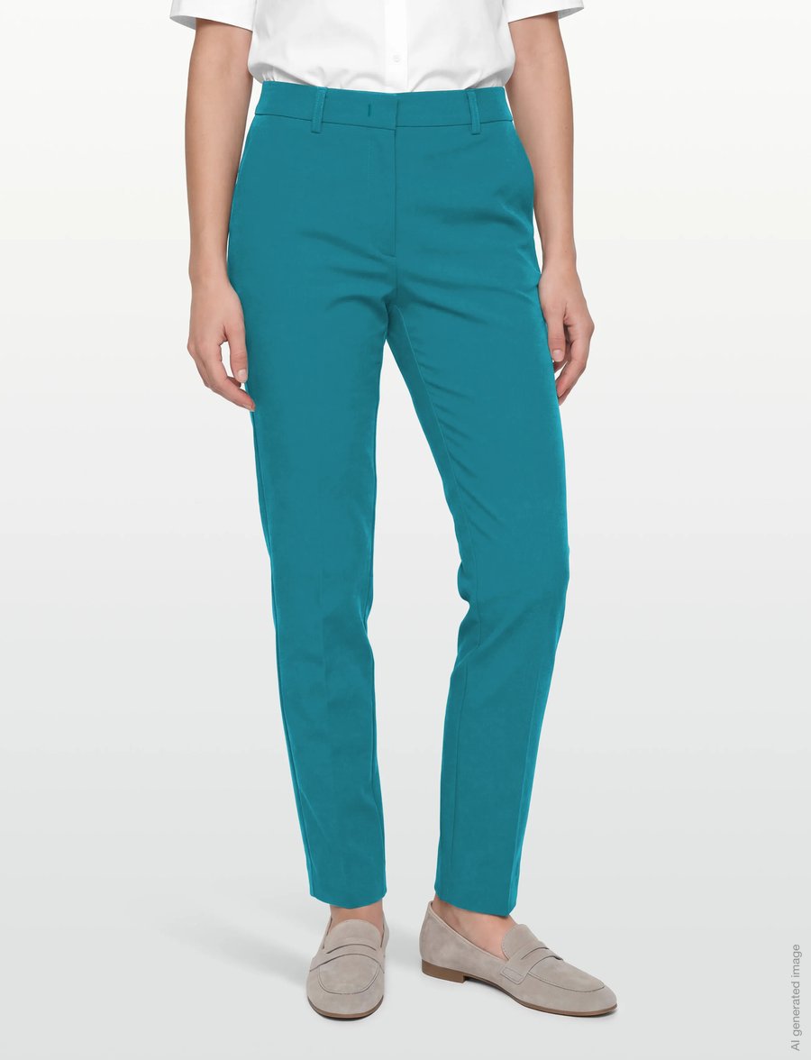 Andiata - Jamy - anzugshosen - teal green - 3