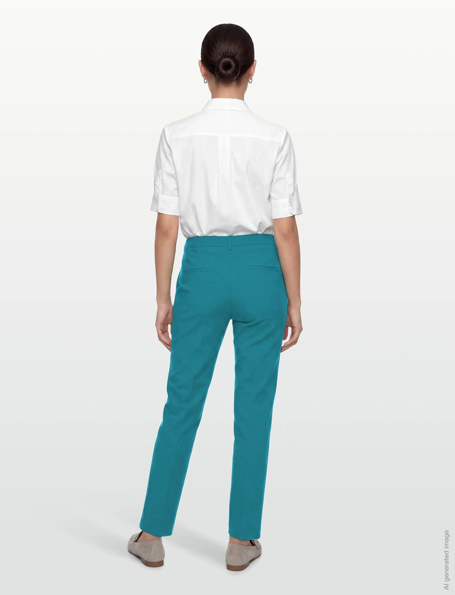 Andiata - Jamy - anzugshosen - teal green - 4