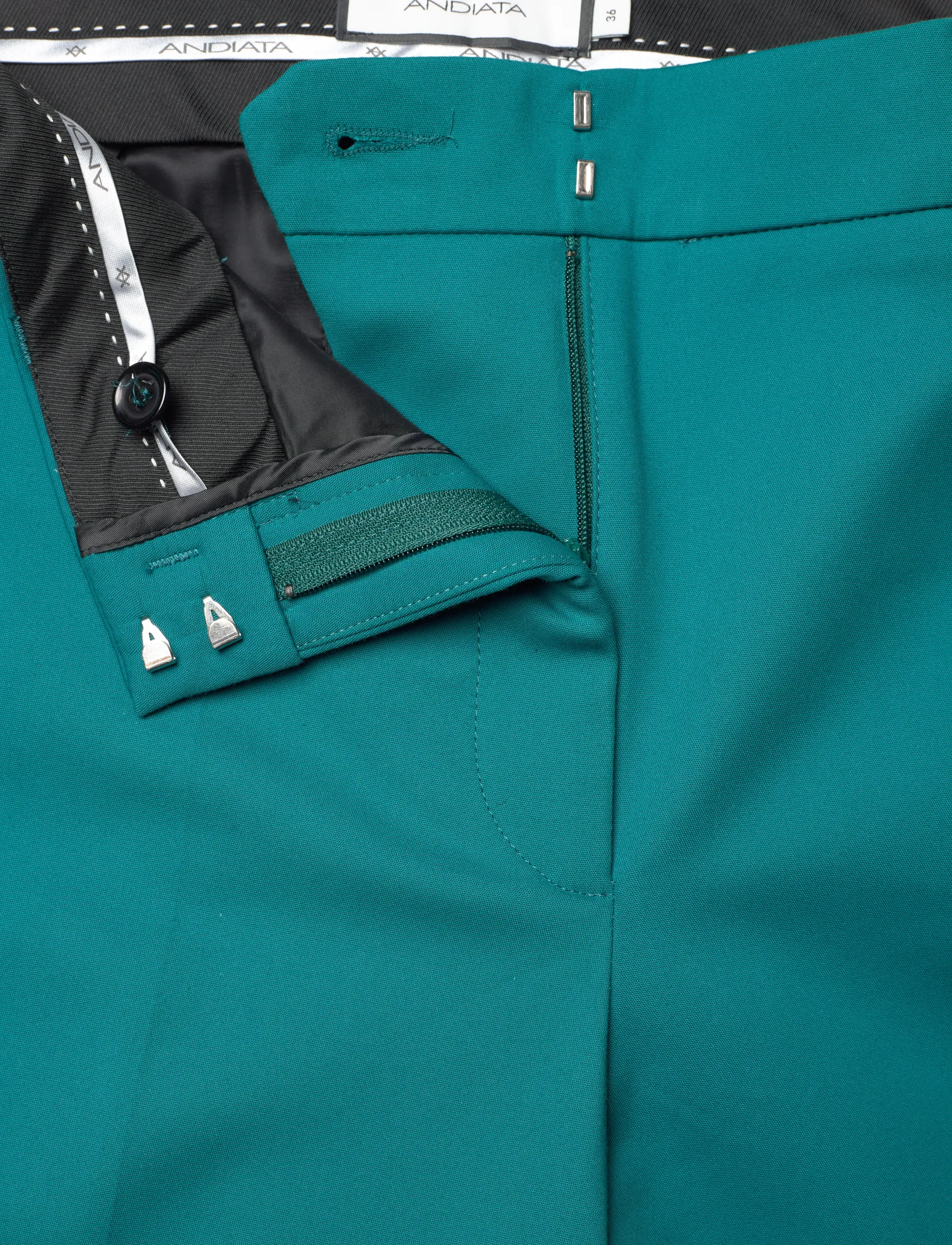 Andiata - Jamy - anzugshosen - teal green - 3