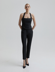 Andiata - Jamy trousers - lietišķā stila bikses - sparkling black - 2