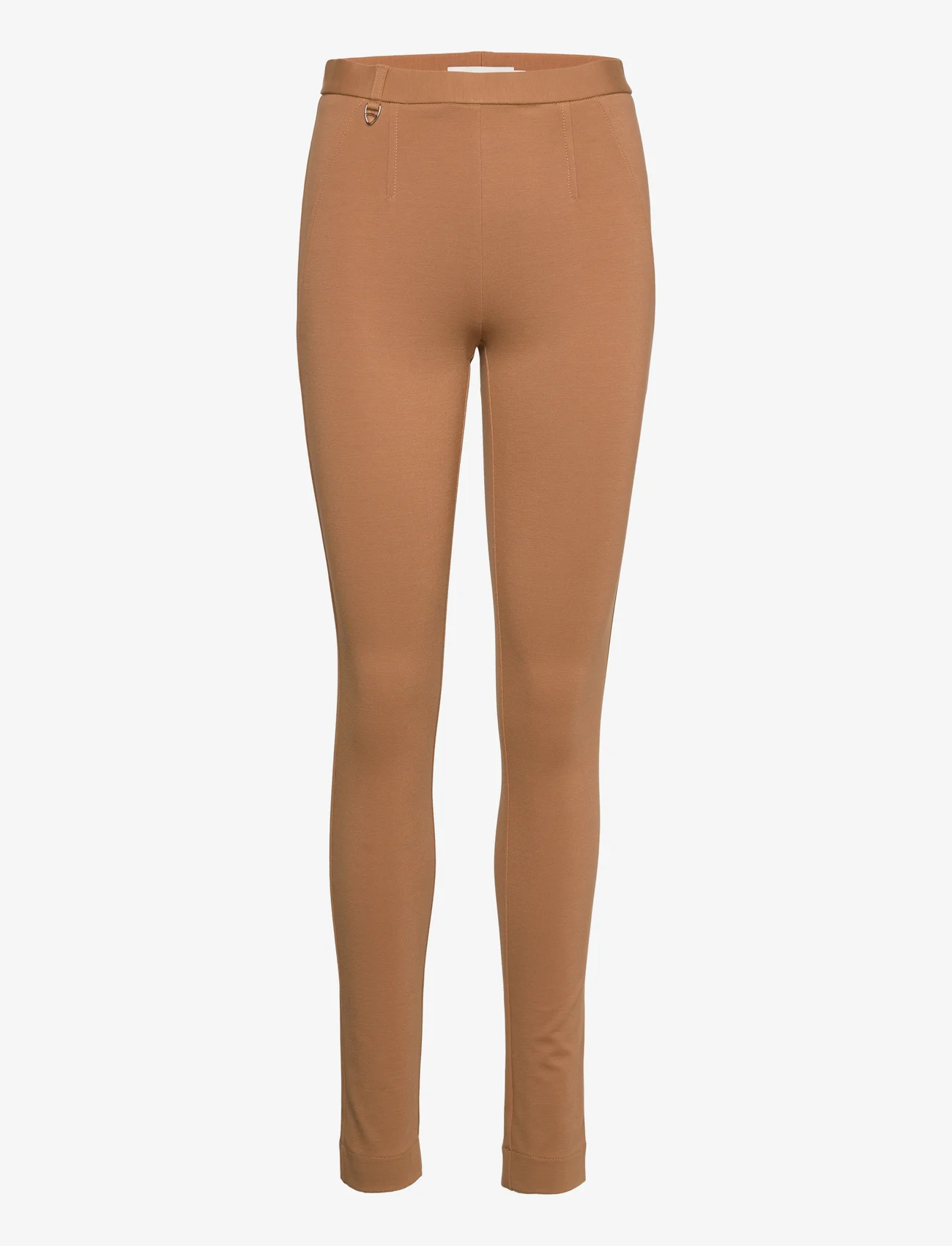 Andiata - Nomi Jersey Pants - skinny leg hosen - tan beige - 0