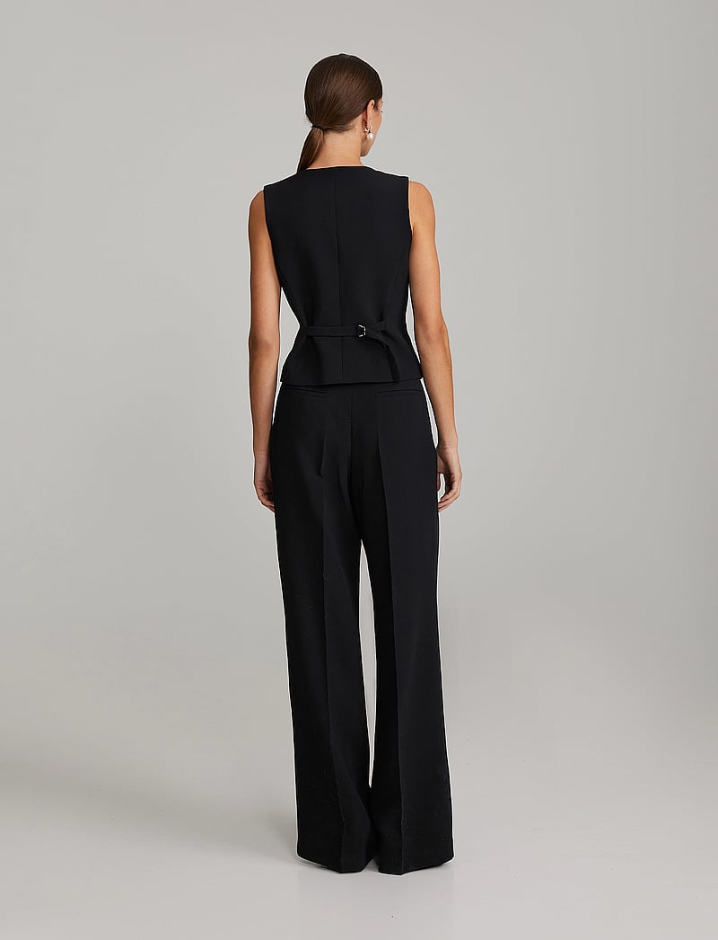 Andiata - Gytta - hosen mit weitem bein - black - 5