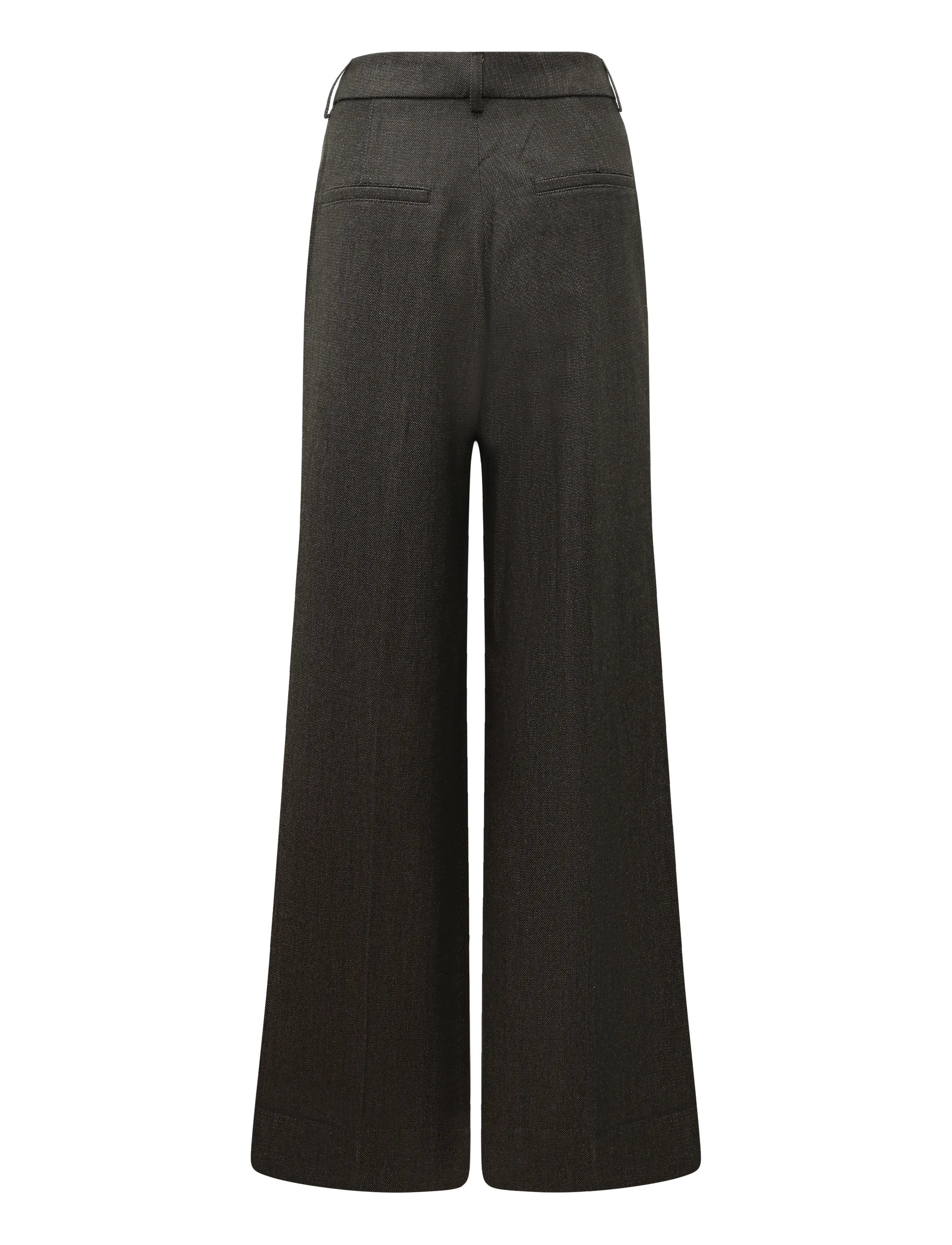 Andiata - Gisella trousers - wide leg trousers - dark olive - 1