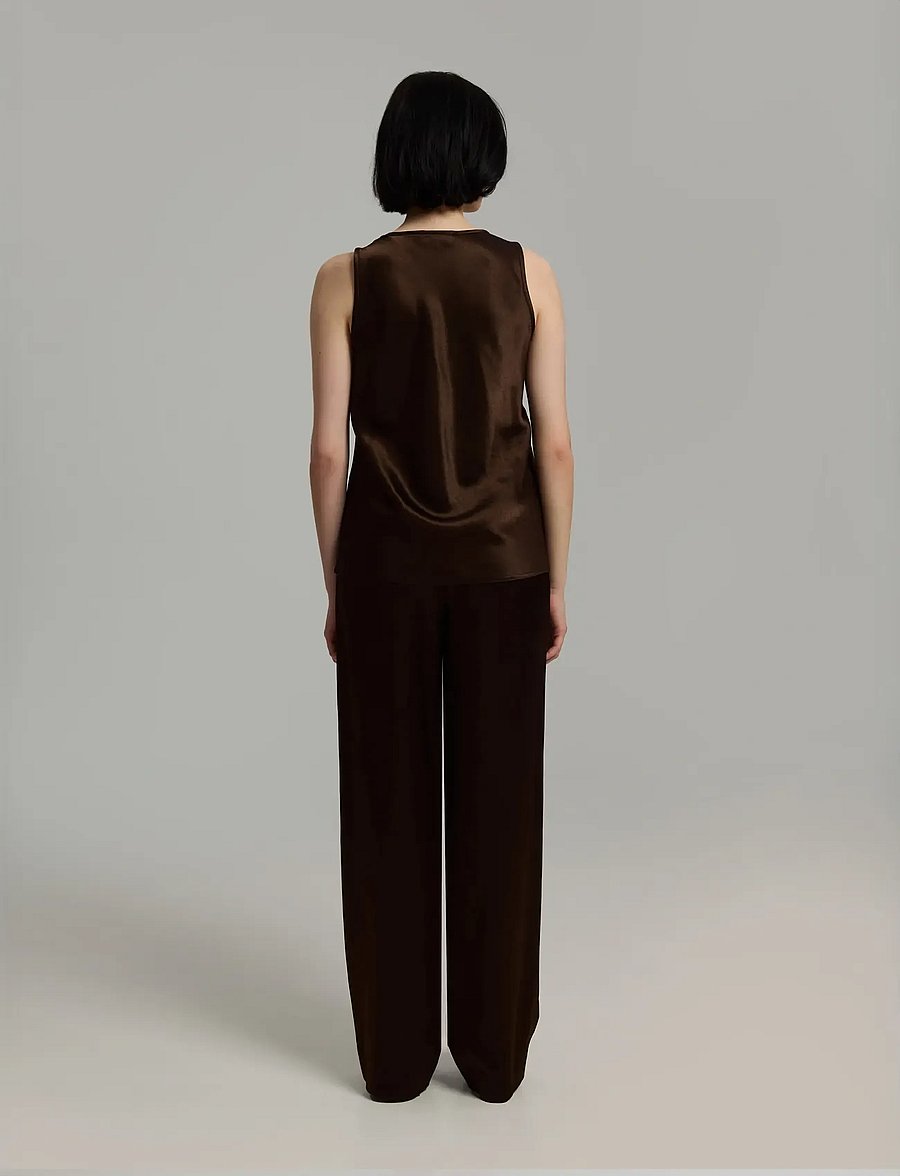 Andiata - Sinea - hosen mit weitem bein - mocha - 4