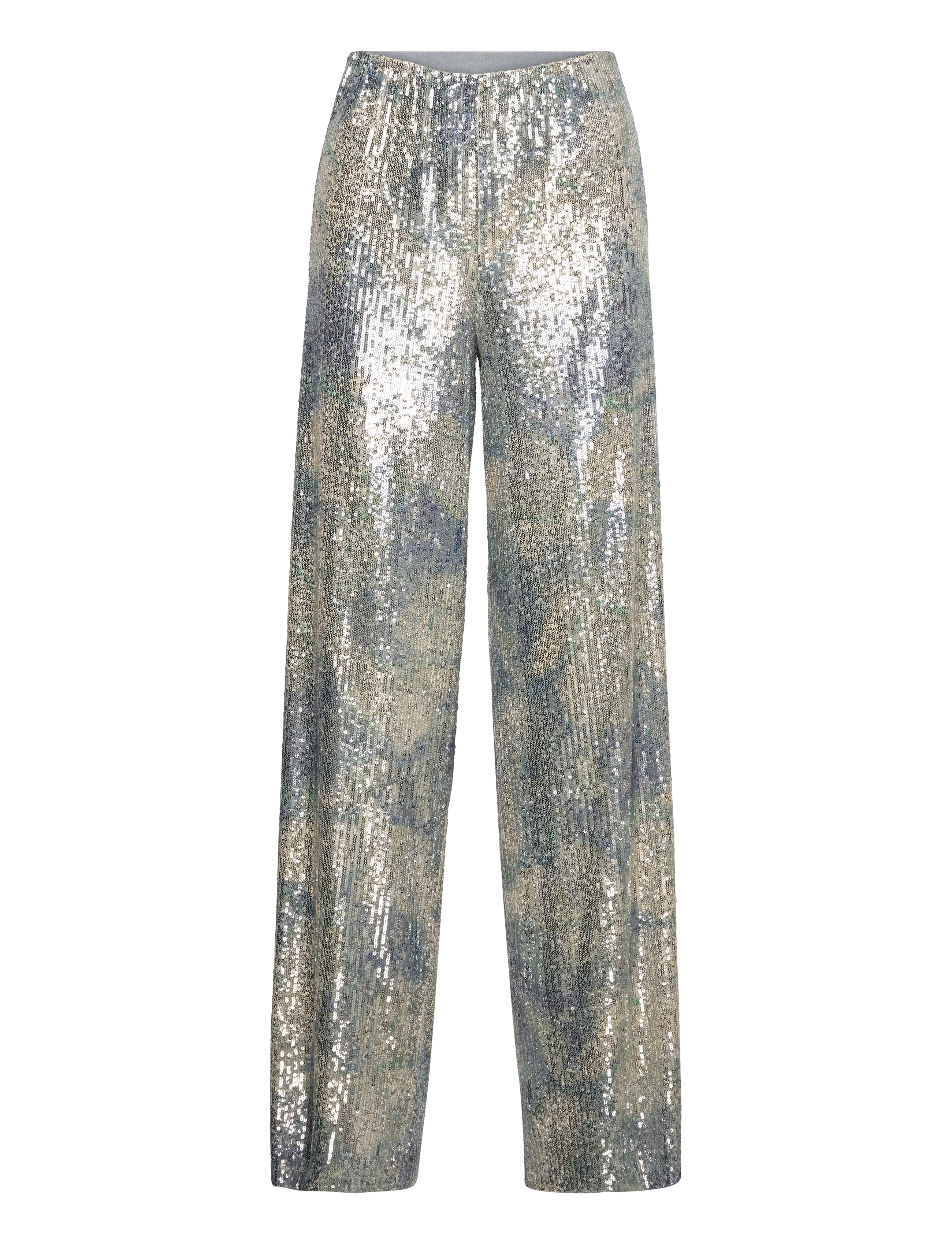 Andiata Rochelle 3 trousers - Tøj - SKY BLUE SEQUINS / blue