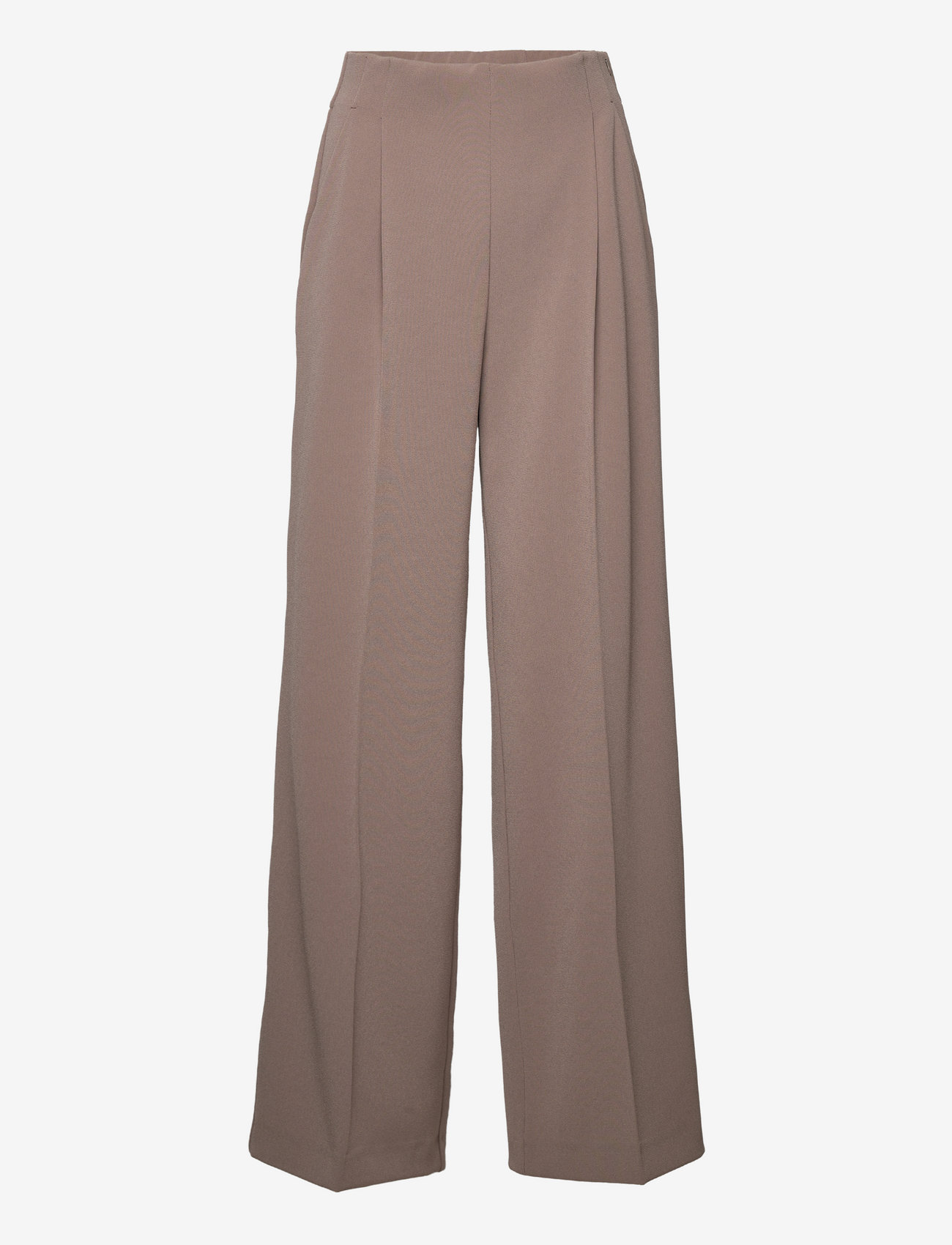 Andiata - KAMILLE 3 TROUSERS - dark taupe - 1