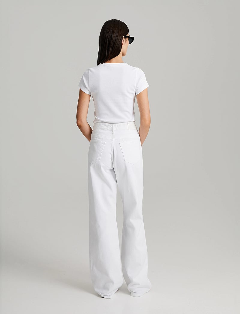 Andiata - Northie - brede jeans - chalk white - 3