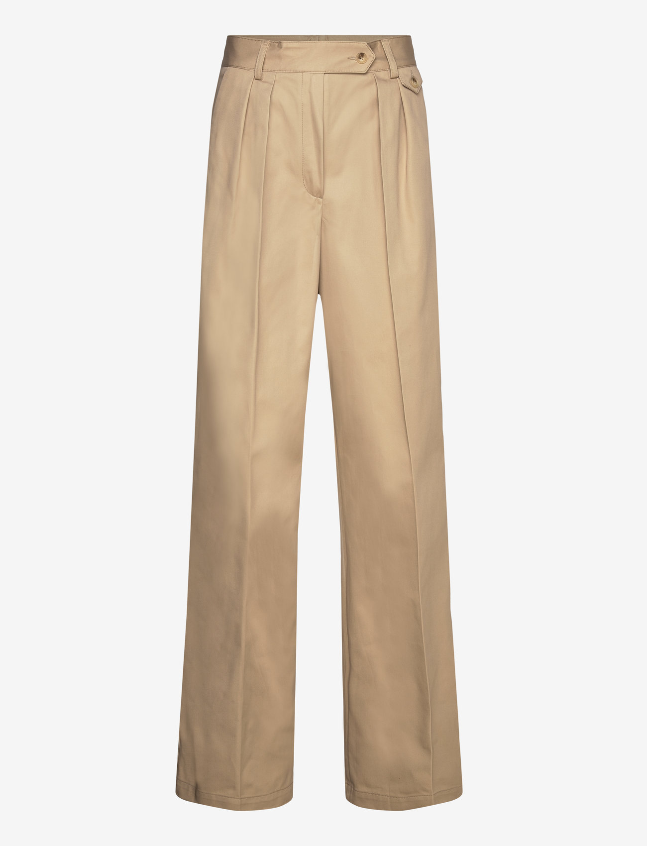 Andiata - Gytta C trousers - laia säärega püksid - sand - 1