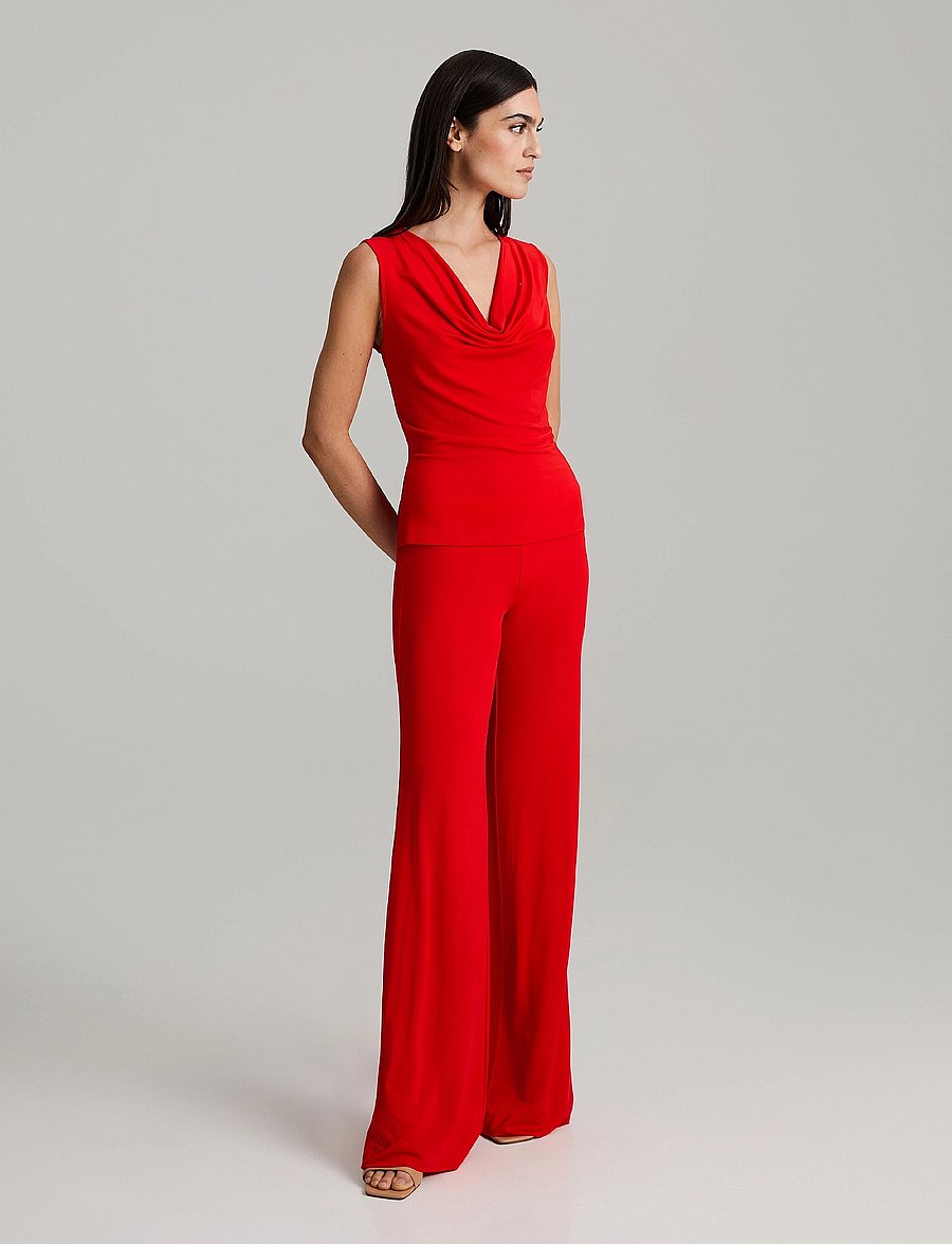 Andiata - Evelen T - hose mit geradem bein - red - 3