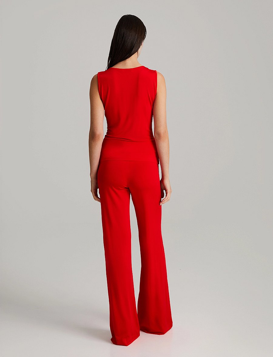 Andiata - Evelen T - hose mit geradem bein - red - 4
