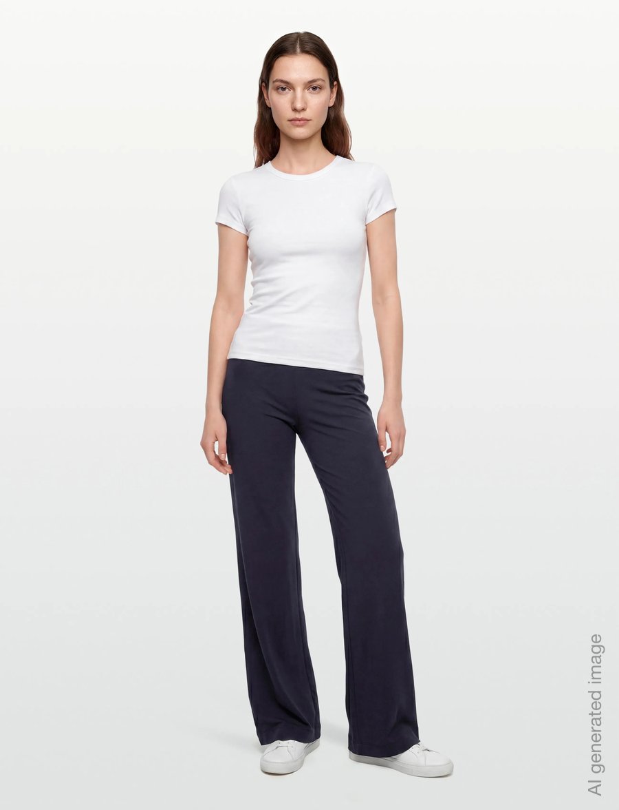 Andiata - Evelen T - flare bukser - royal navy - 0