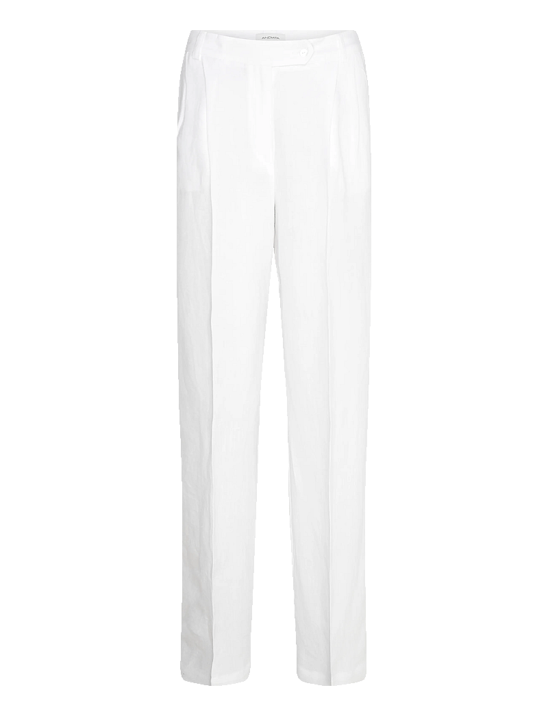 Andiata - Gytel - bukser med brede ben - brilliant white - 0