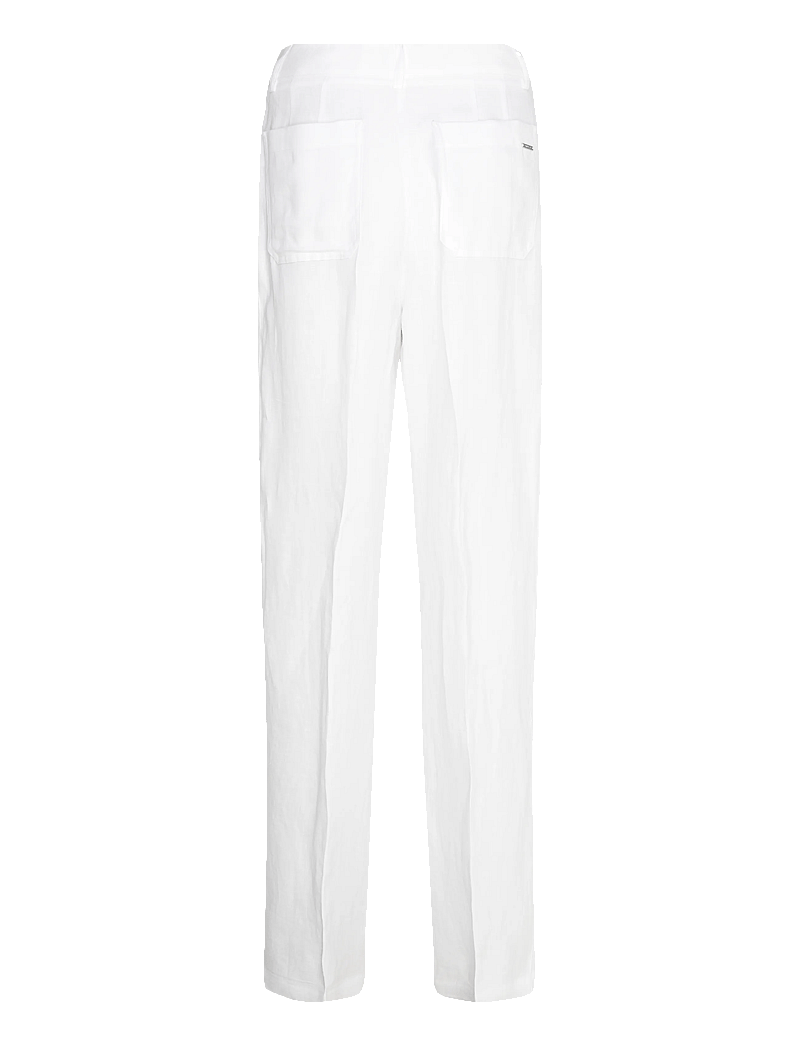 Andiata - Gytel - bukser med brede ben - brilliant white - 1