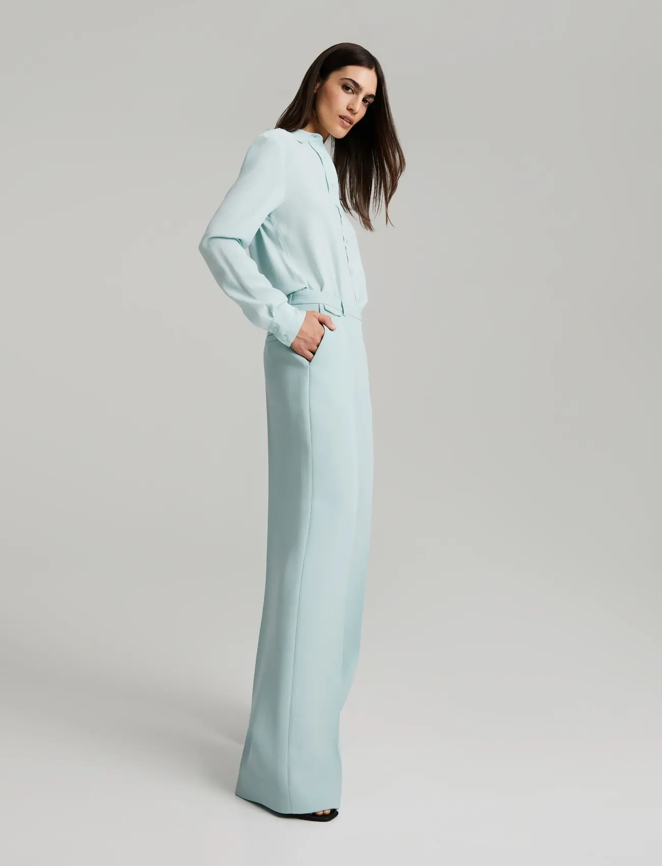 Andiata - Katya - straight leg hosen - blue - 3