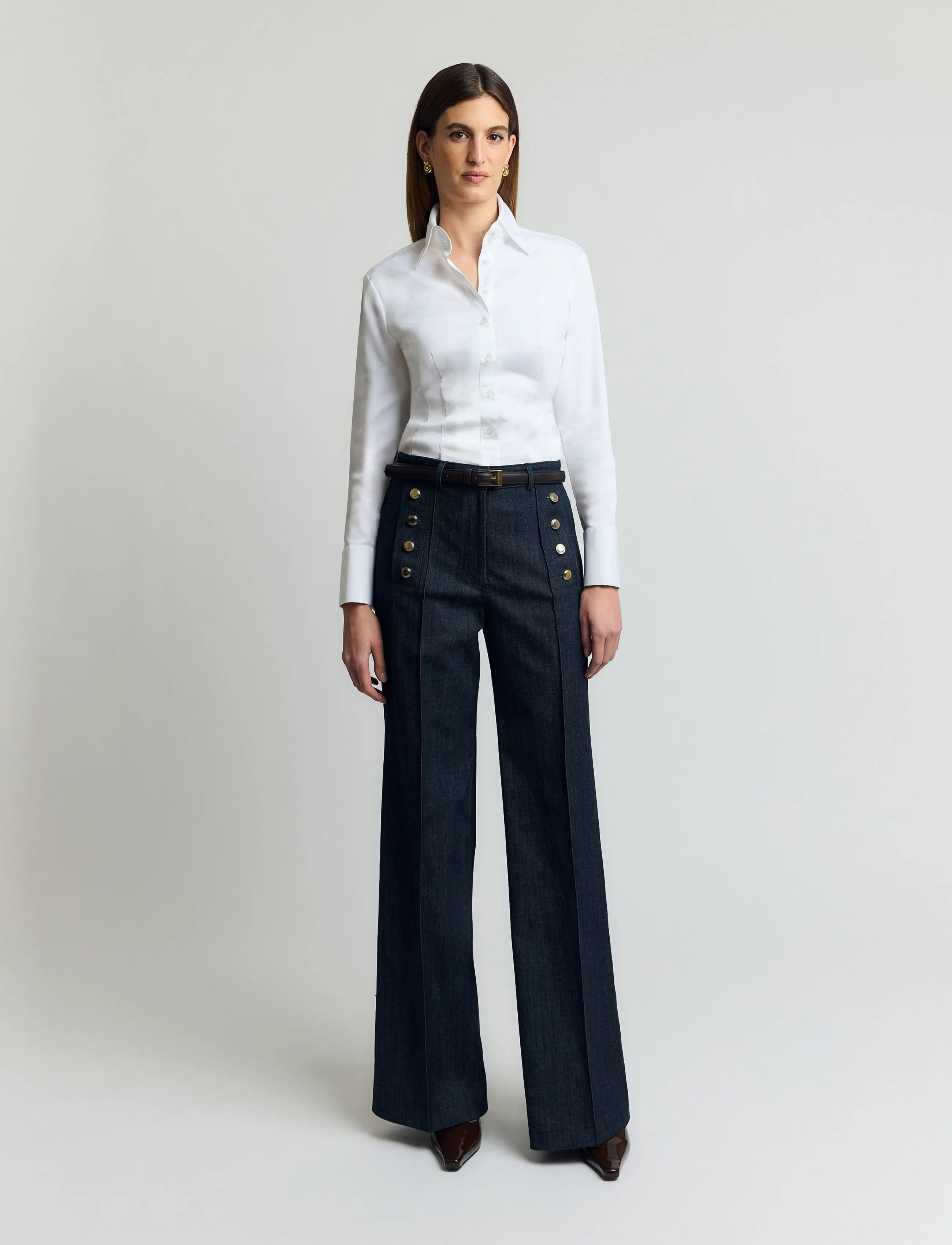 Andiata Viven trousers - Tøj - DENIM BLUE / navy