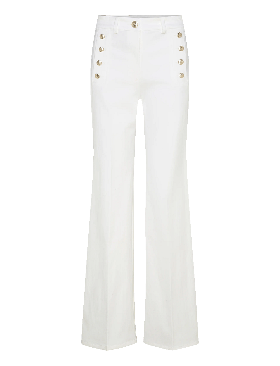 Andiata - Viven - hose mit geradem bein - brilliant white - 1