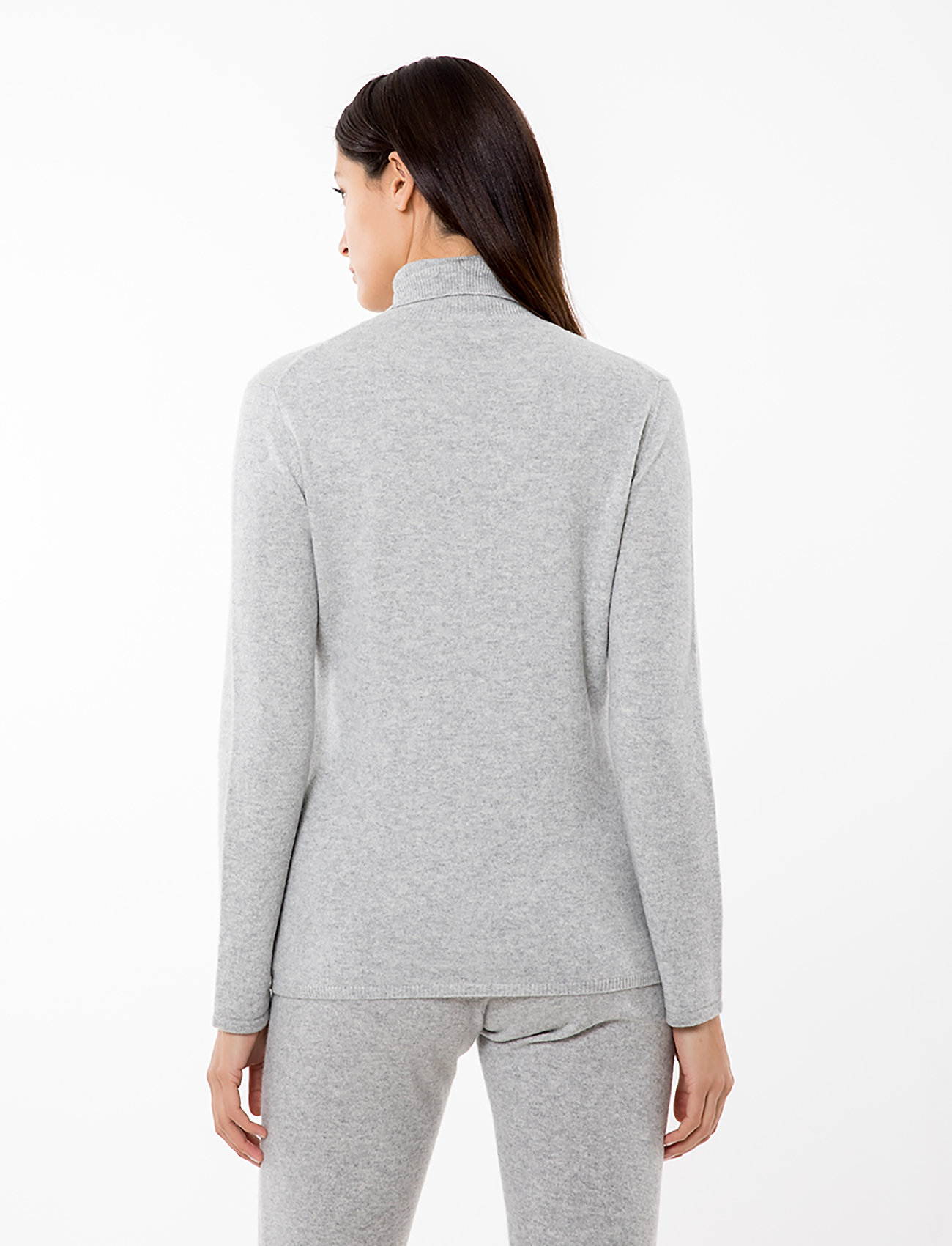 Andiata - POLANA CASHMERE POLO KNIT - light grey - 4