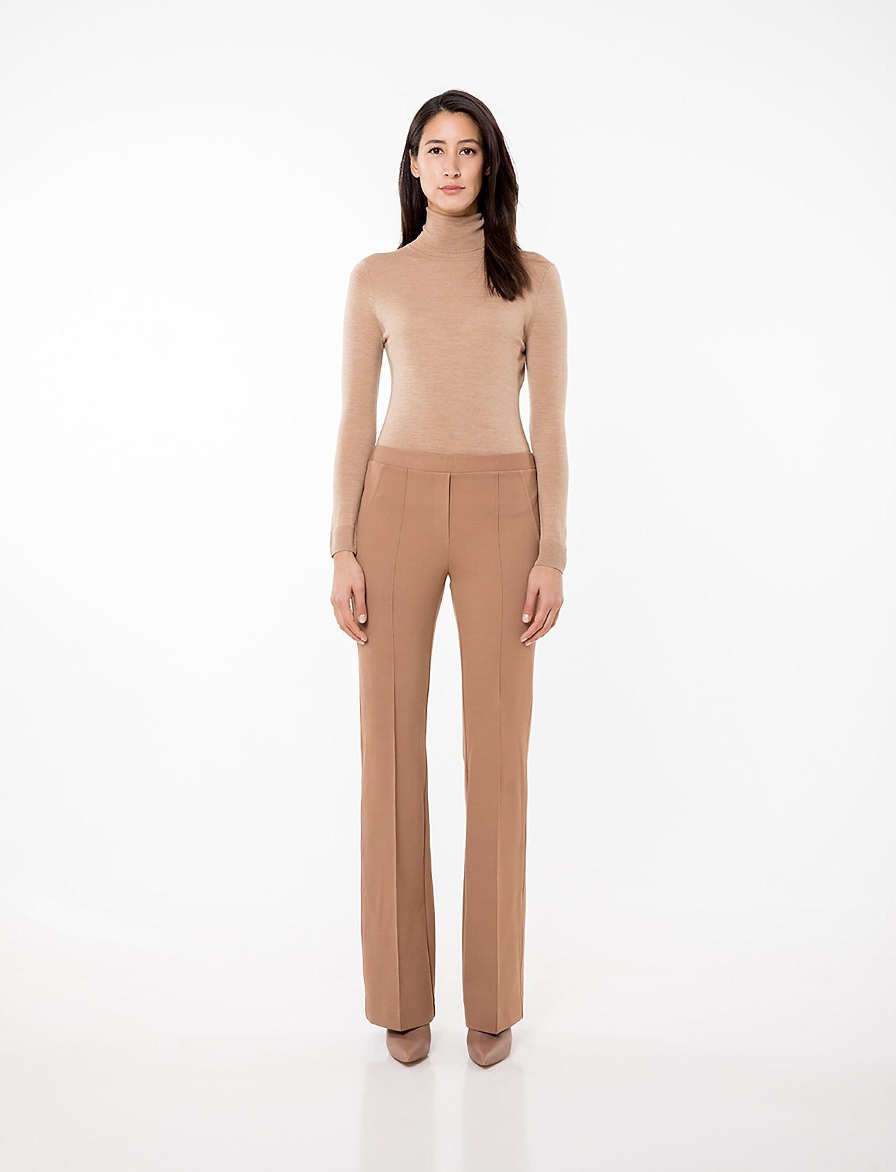 Andiata - Dolora merino polo knit - camel - 4