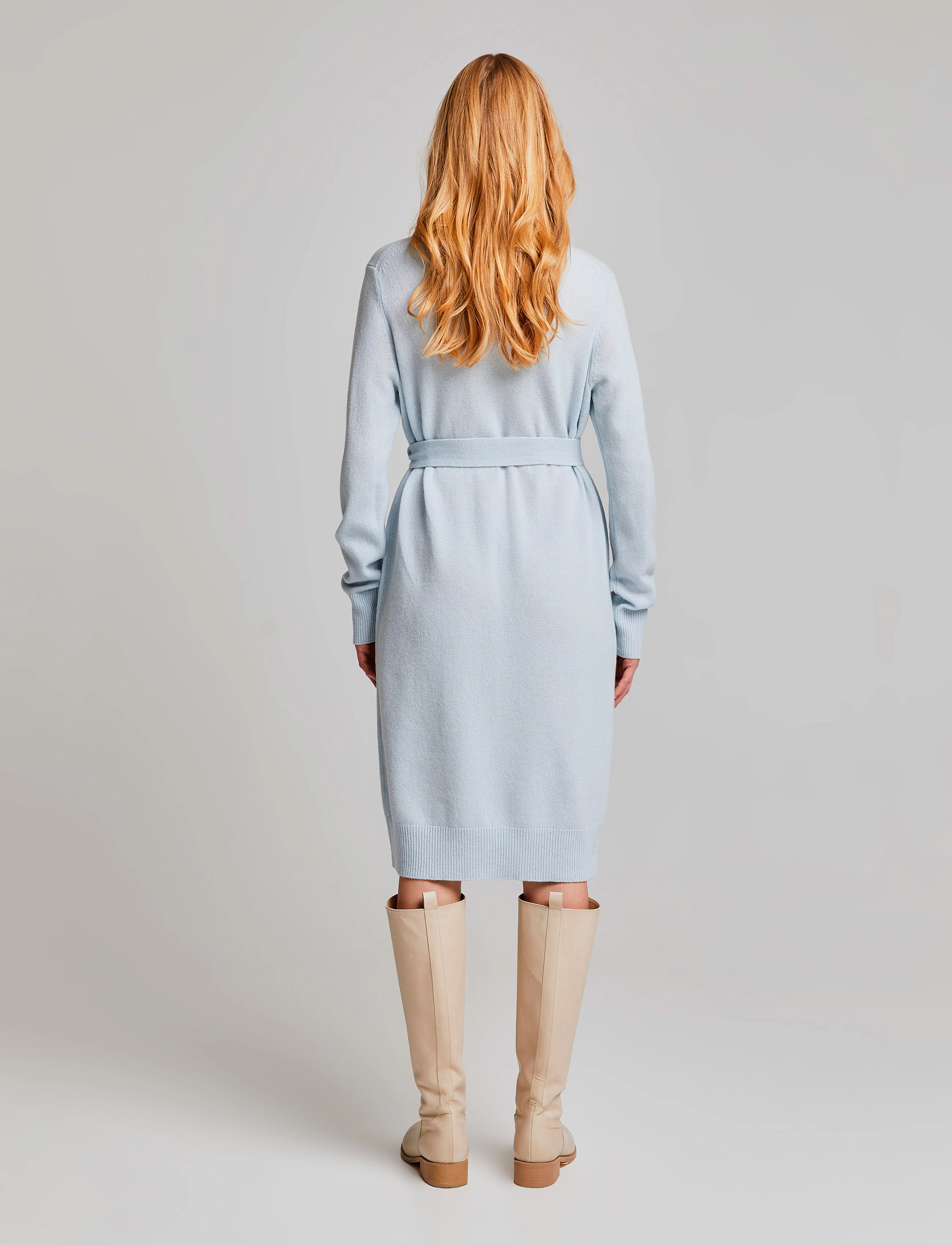 Andiata - Aislayne Merino Knit Dress - hazy blue - 4