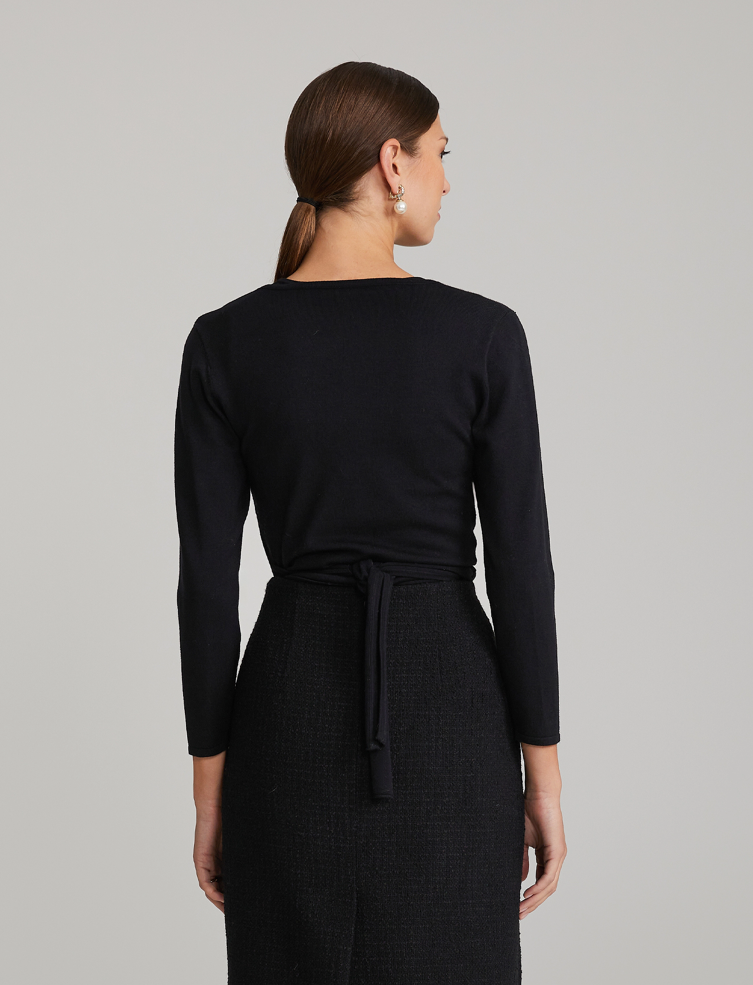 Andiata - Jella - langärmlige tops - black - 5