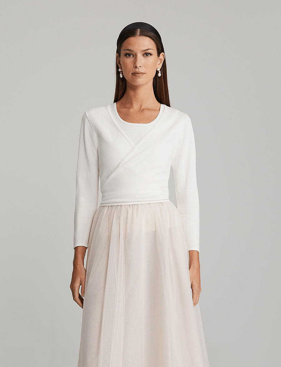 Andiata - Jella - långärmade toppar - chalk white - 0