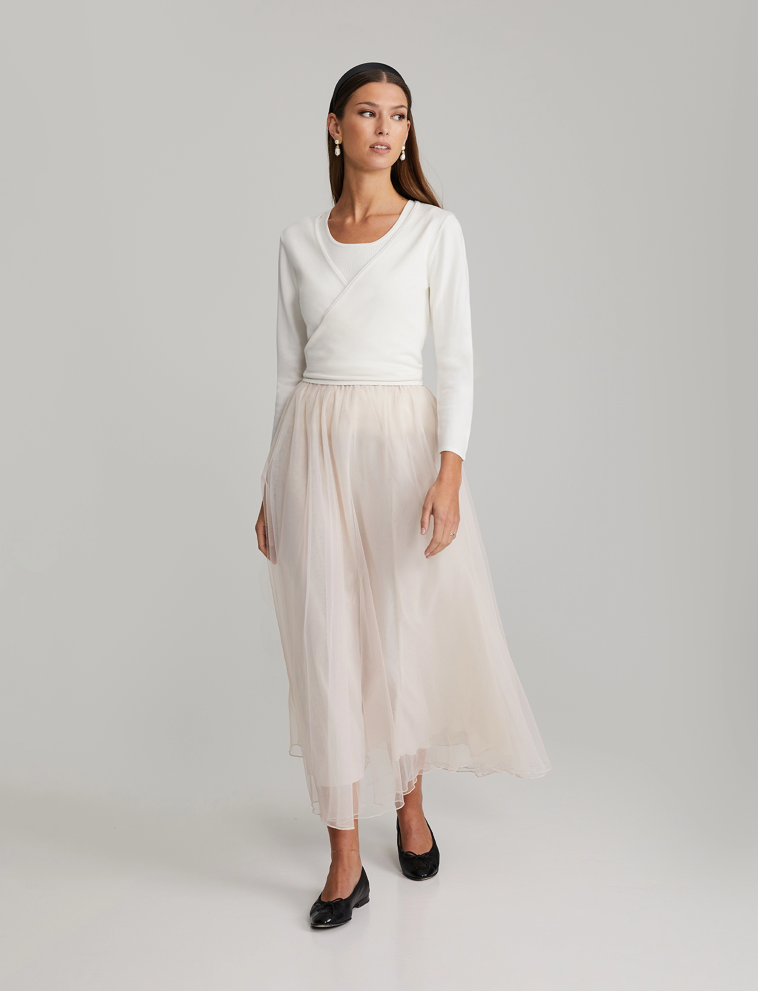 Andiata - Jella - långärmade toppar - chalk white - 4
