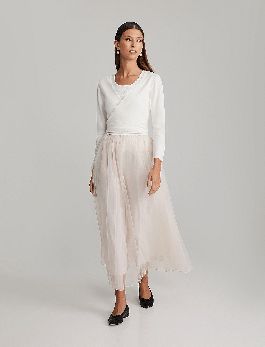 Andiata - Jella - långärmade toppar - chalk white - 3