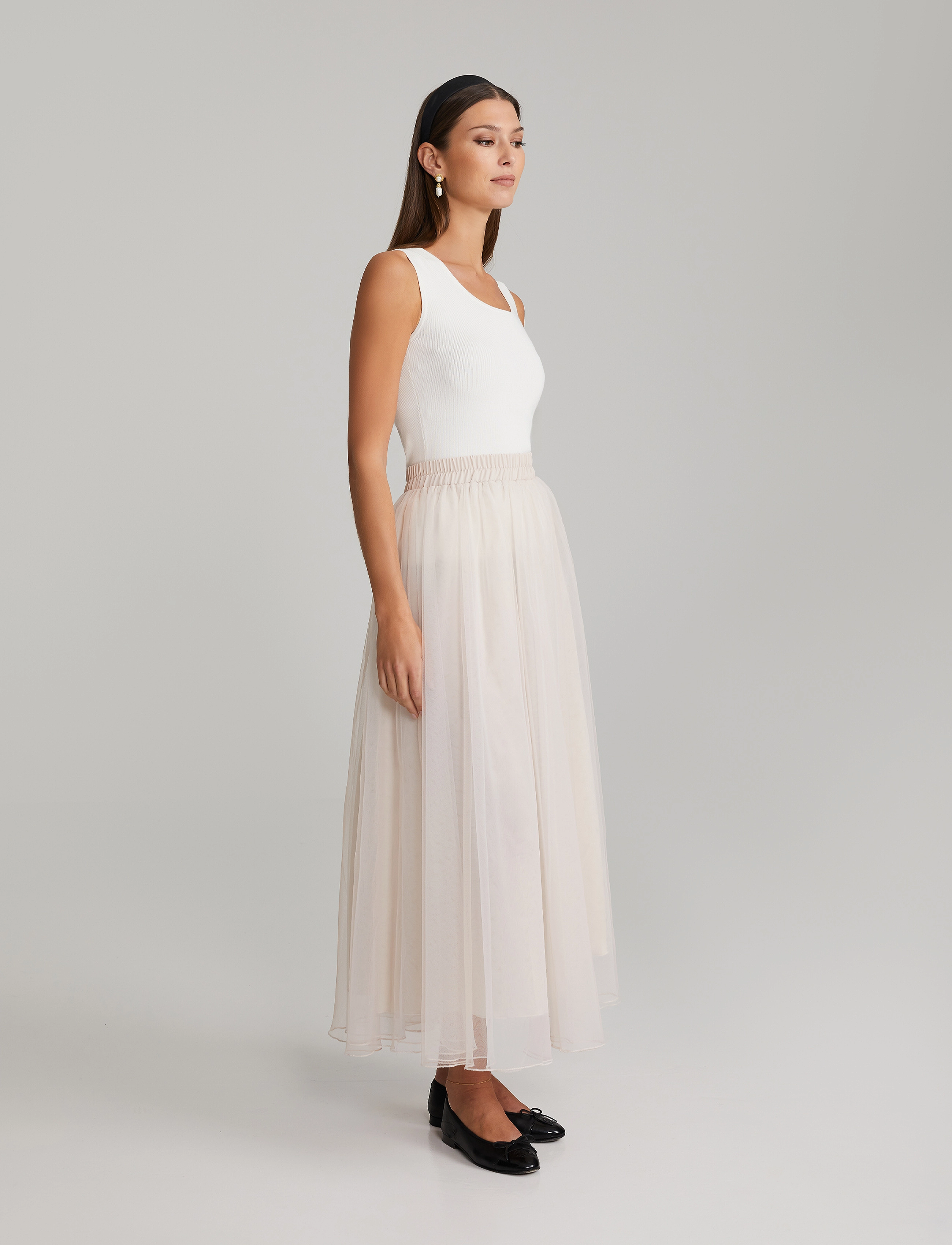 Andiata - Hannele L - linnen - chalk white - 3
