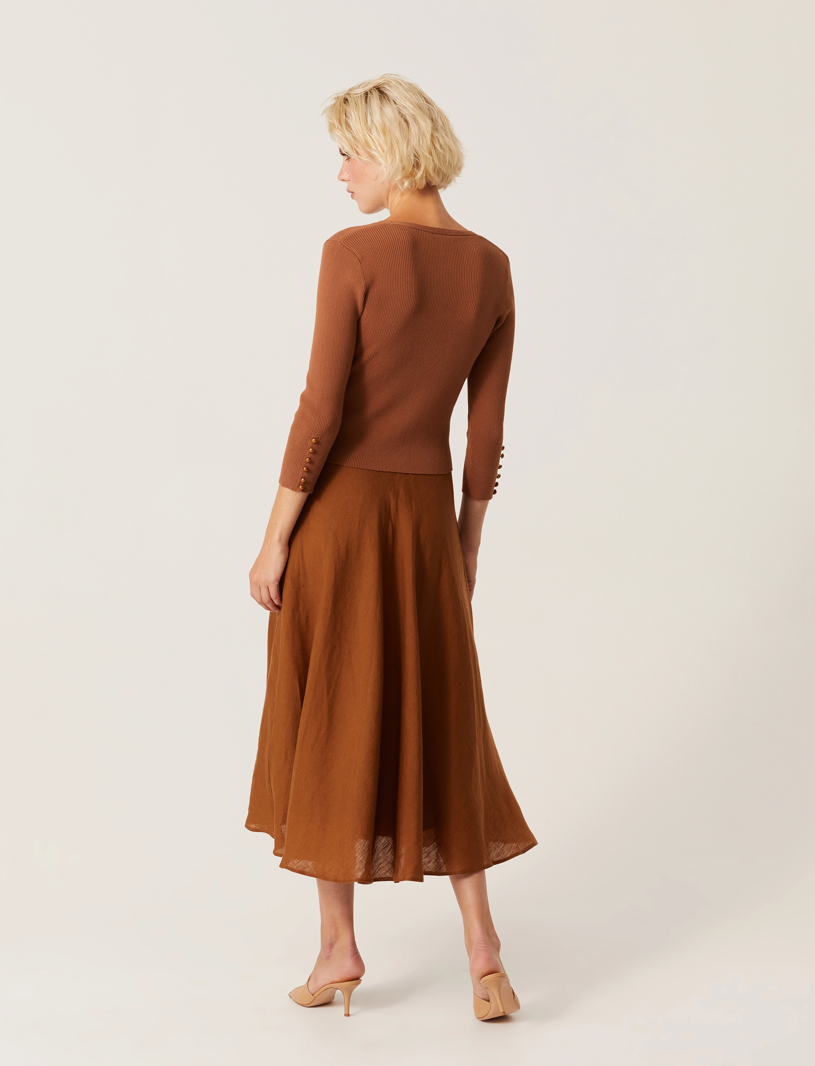 Andiata - Stacie knit - caramel brown - 4